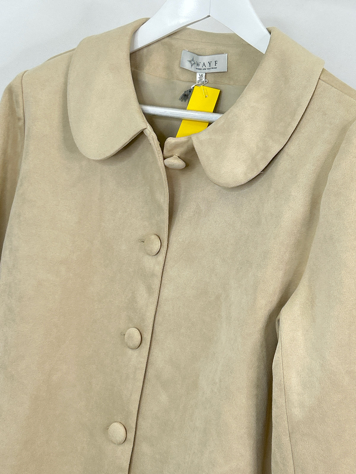 WAYF NWT Size L Beige Women Jacket