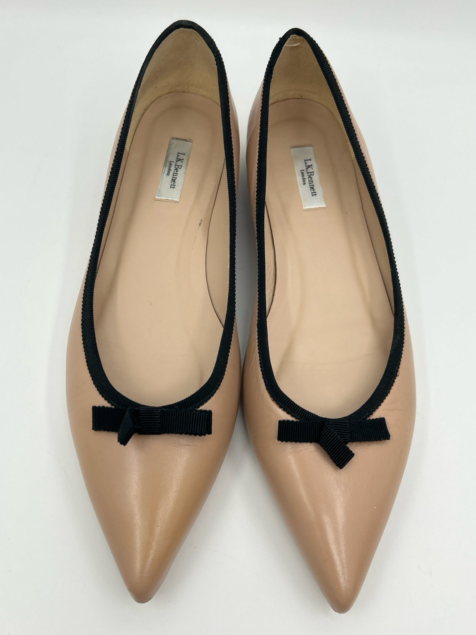 L.K. BENNETT Size 42/11 Beige Women Flats