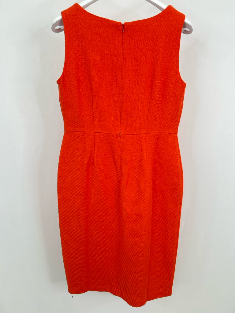 ANN TAYLOR Size 8 Orange Women's Dress