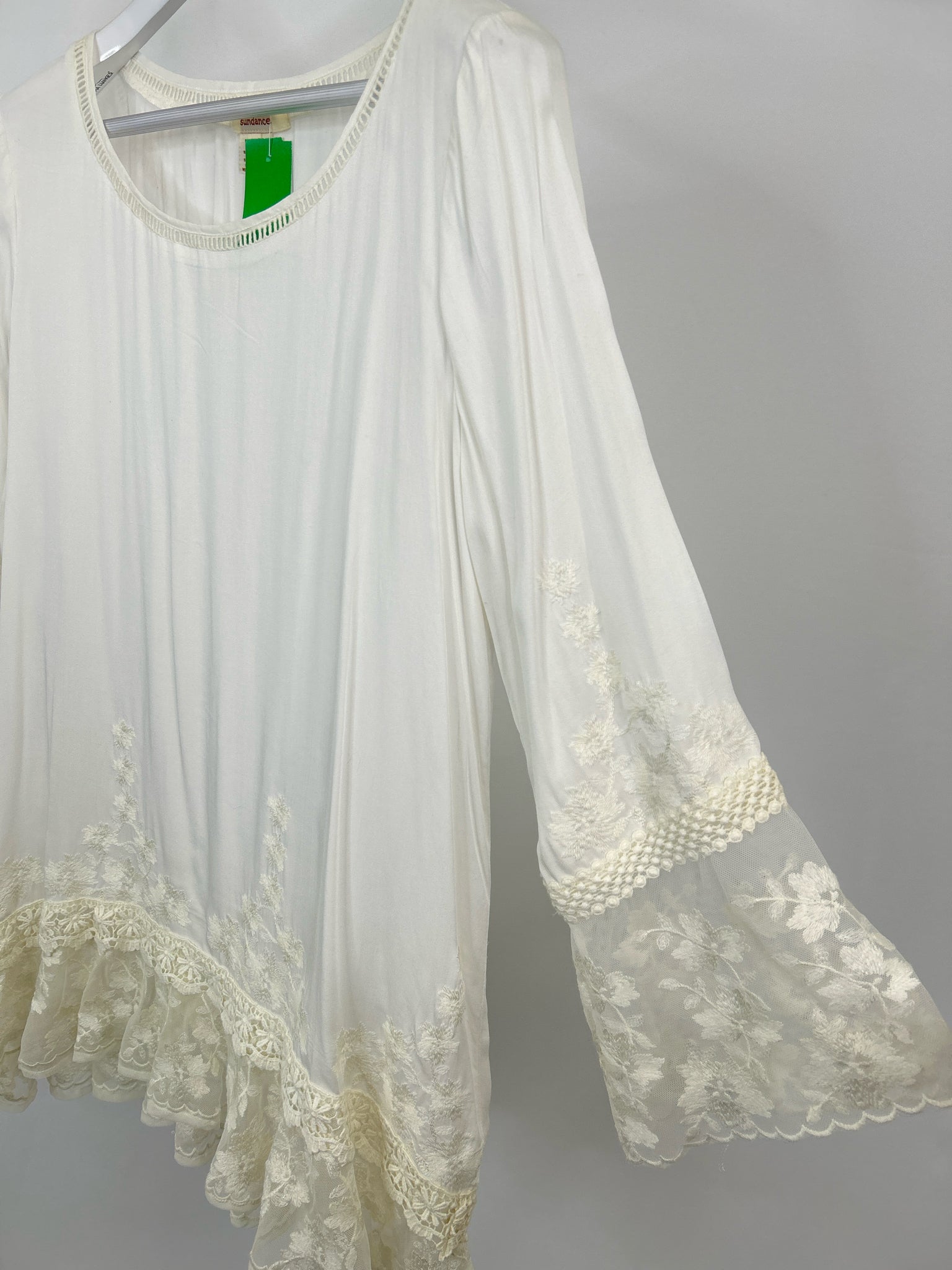 SUNDANCE Size L White Women Tunic