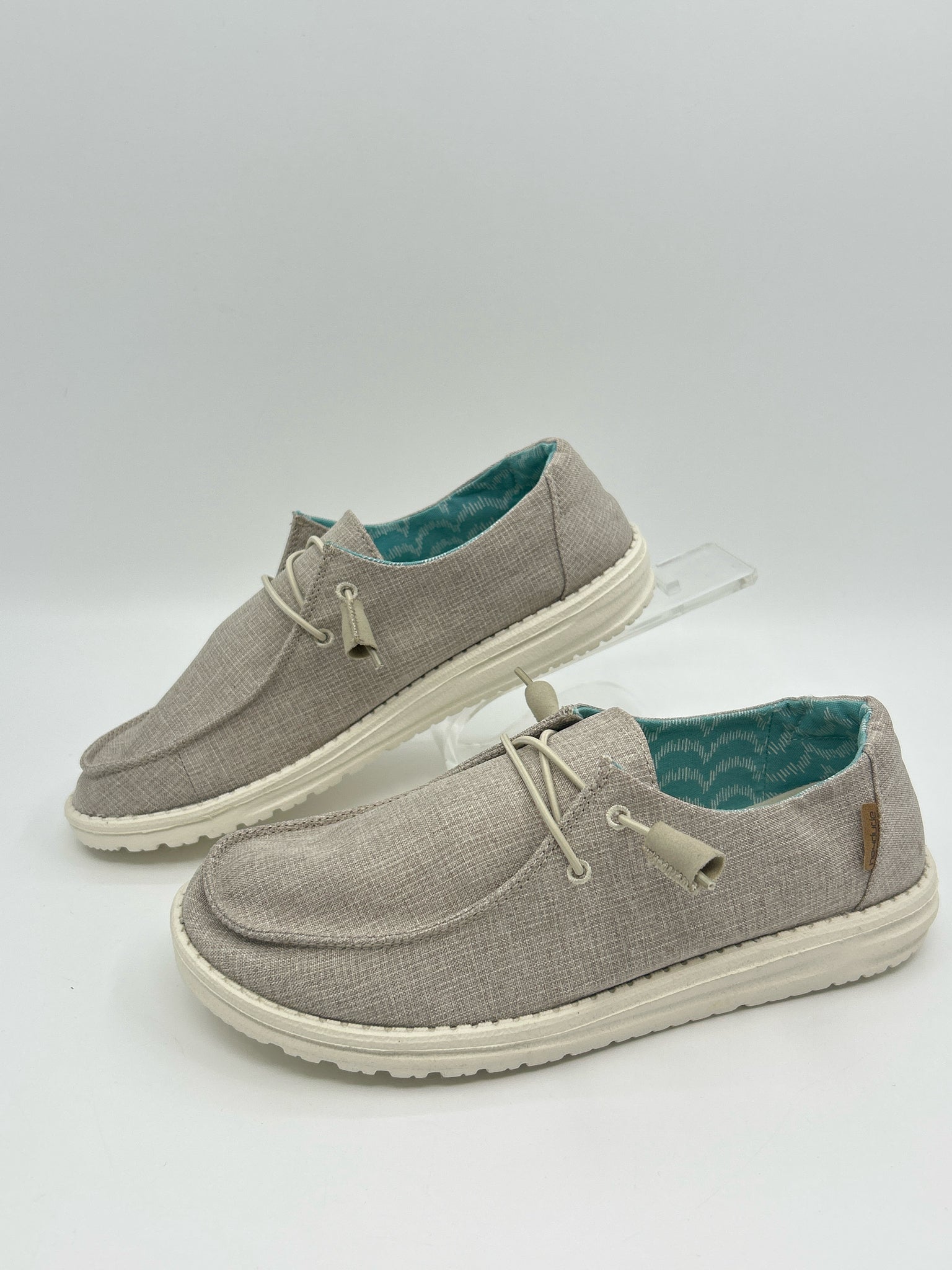 Hey Dude Size 9 Beige Women Sneakers