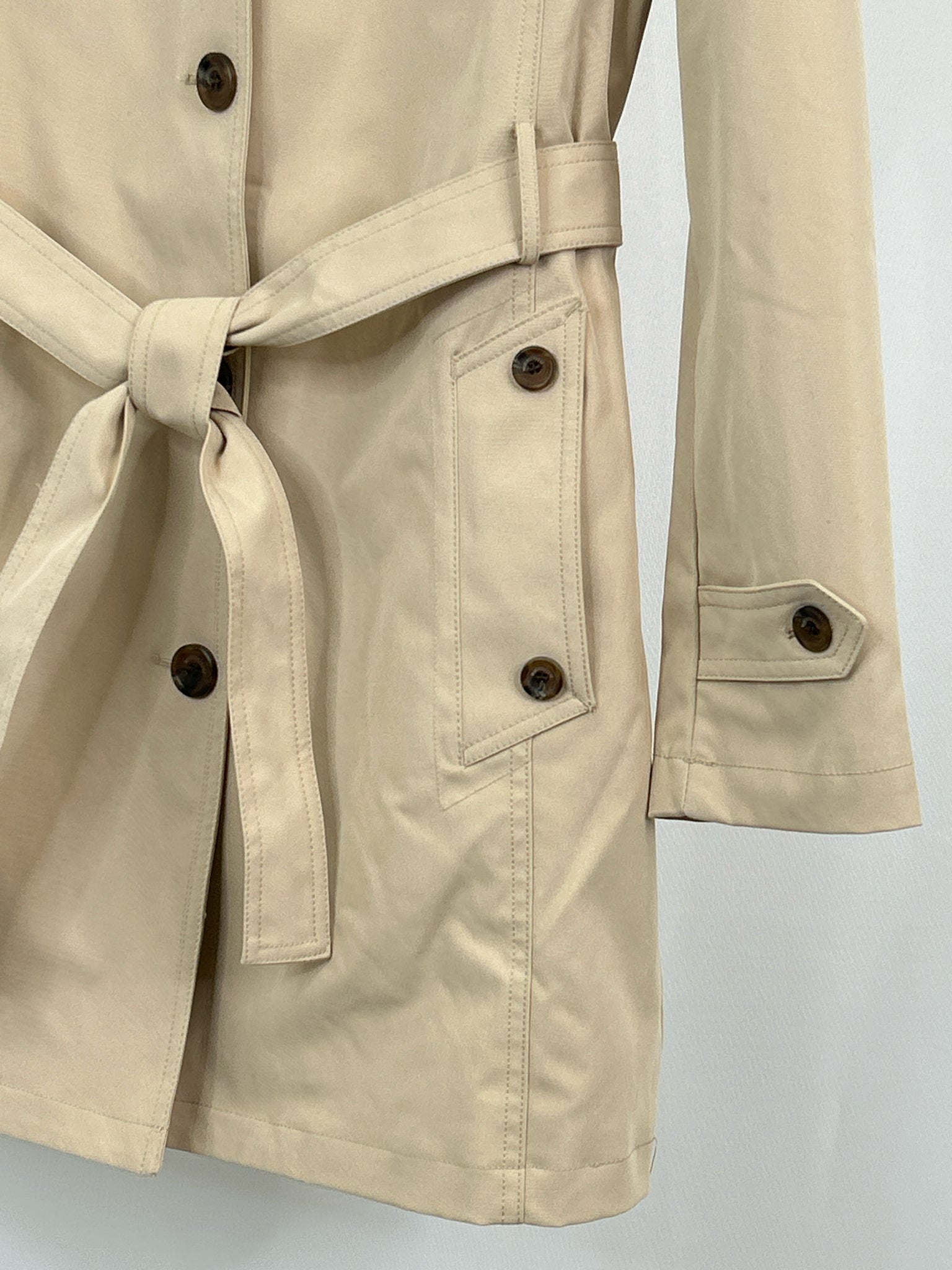 WEATHERPROOF Size M KHAKI Women Raincoat
