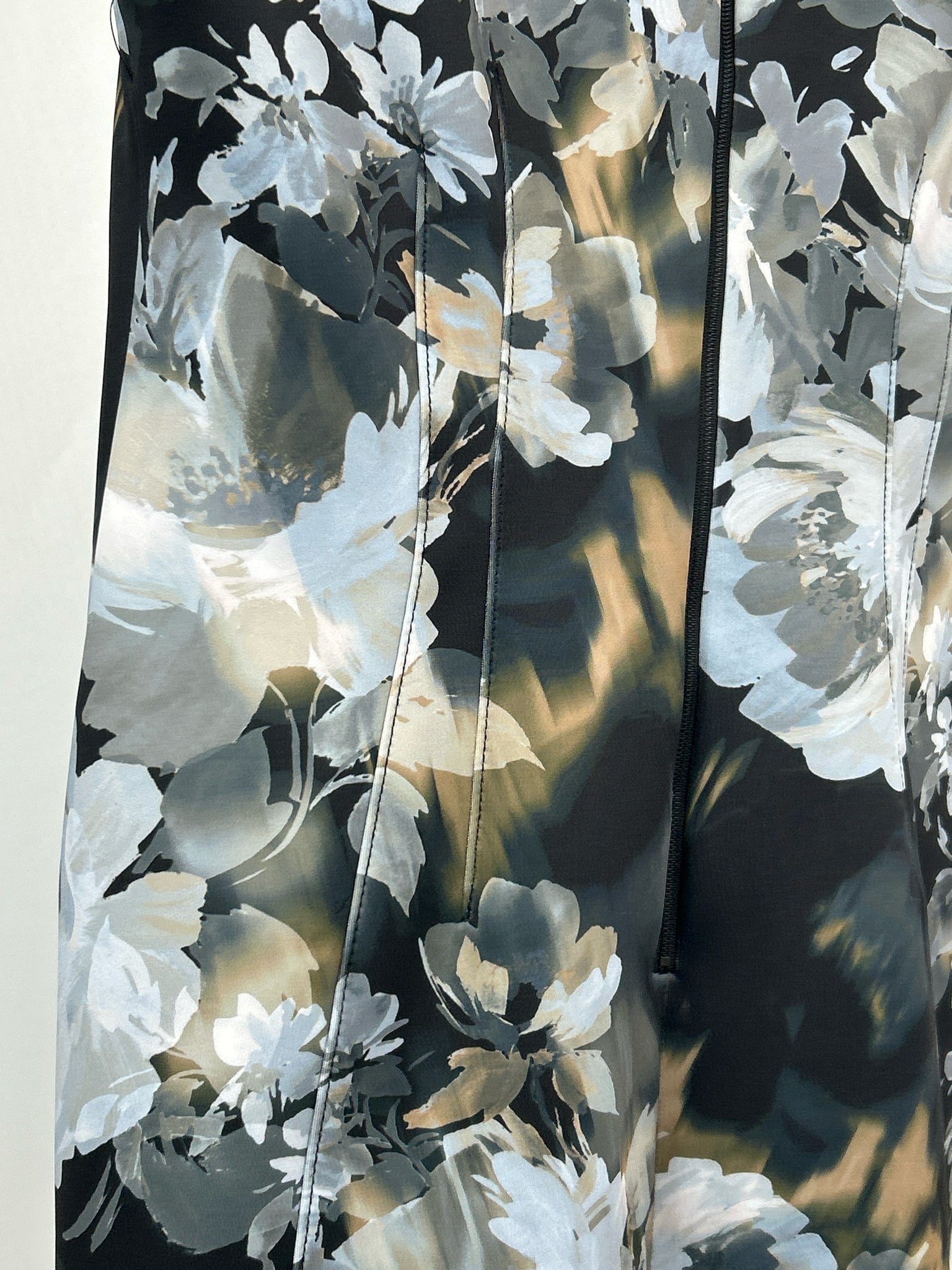 CALVIN KLEIN Size 12 black and grey Women Dress