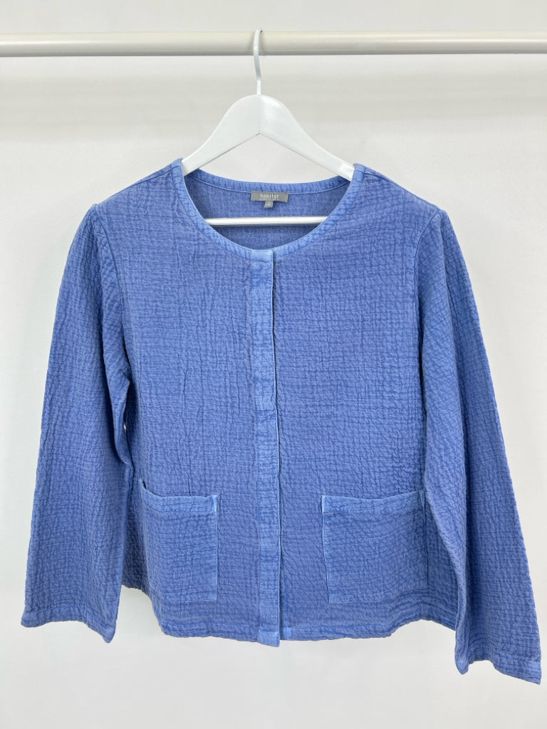 HABITAT Women Size S Blue Jacket