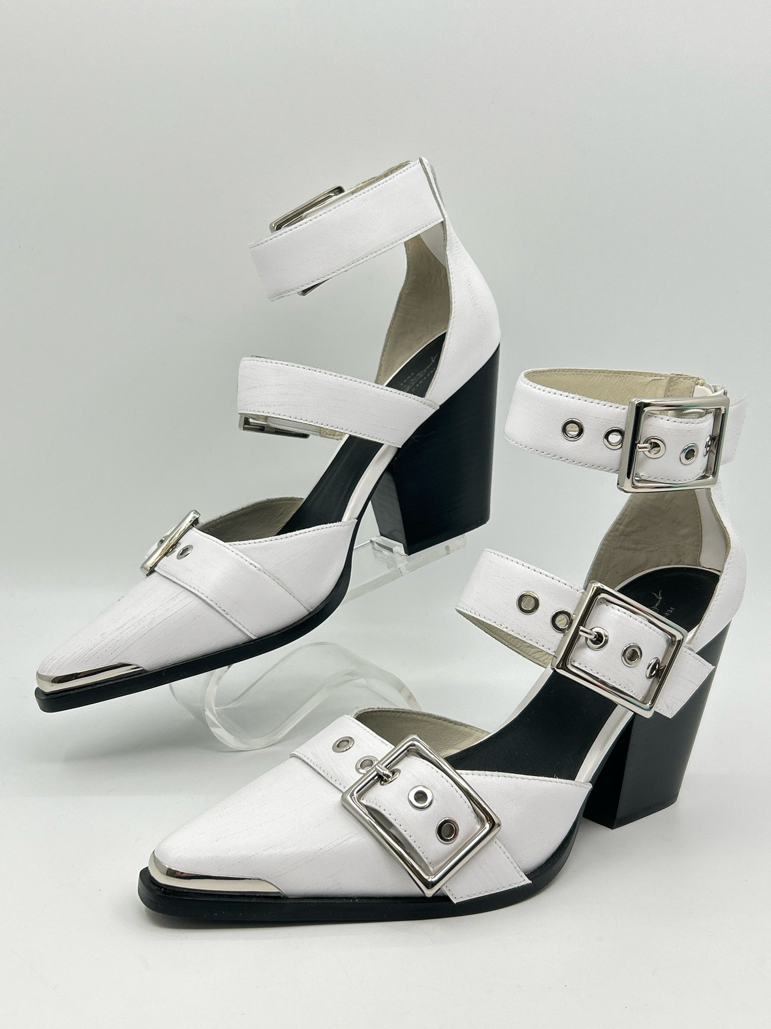 JEFFREY CAMPBELL for Free People Size 10 White Women Bootie Pumps