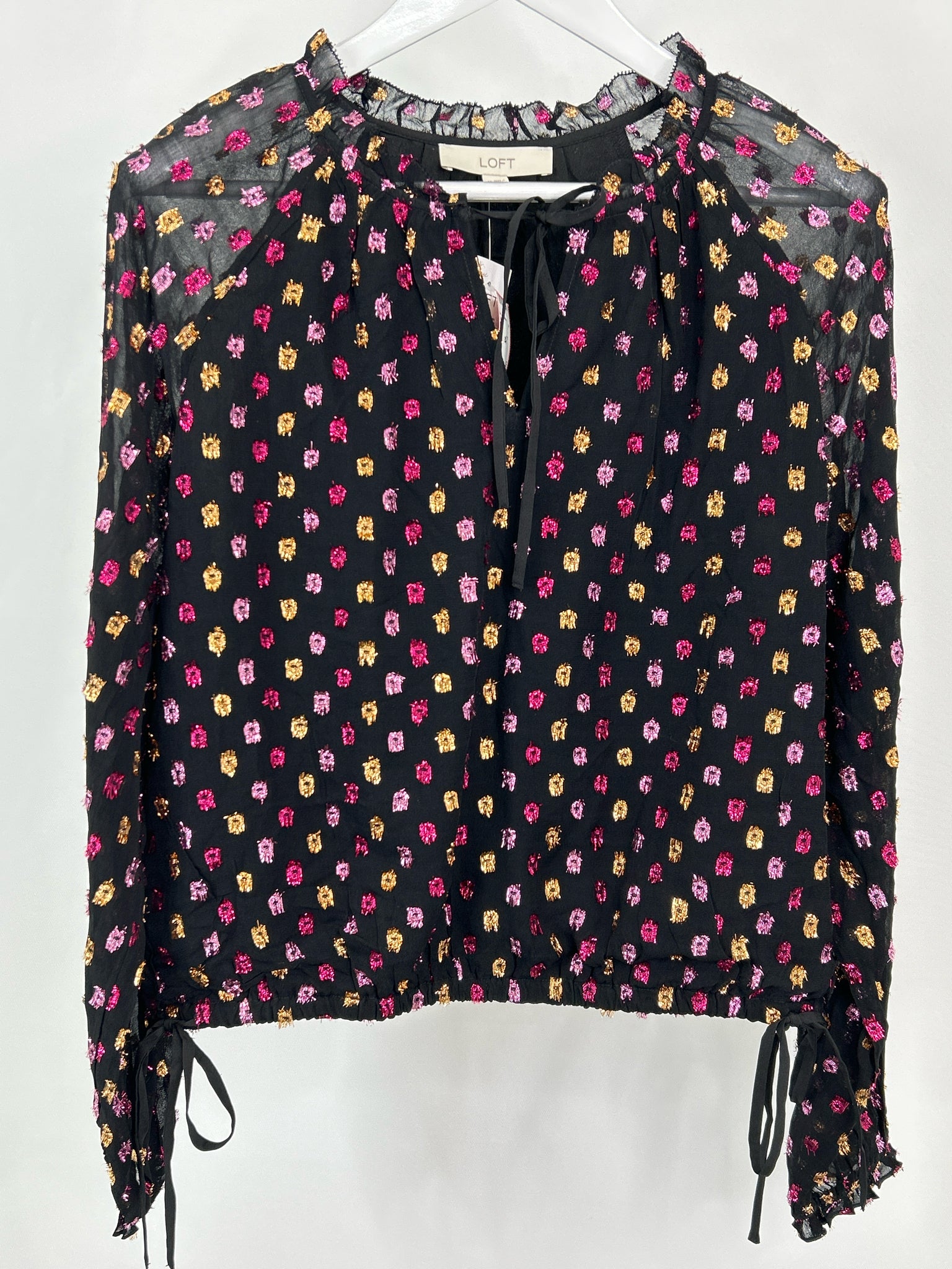 LOFT Size M Black Women Top