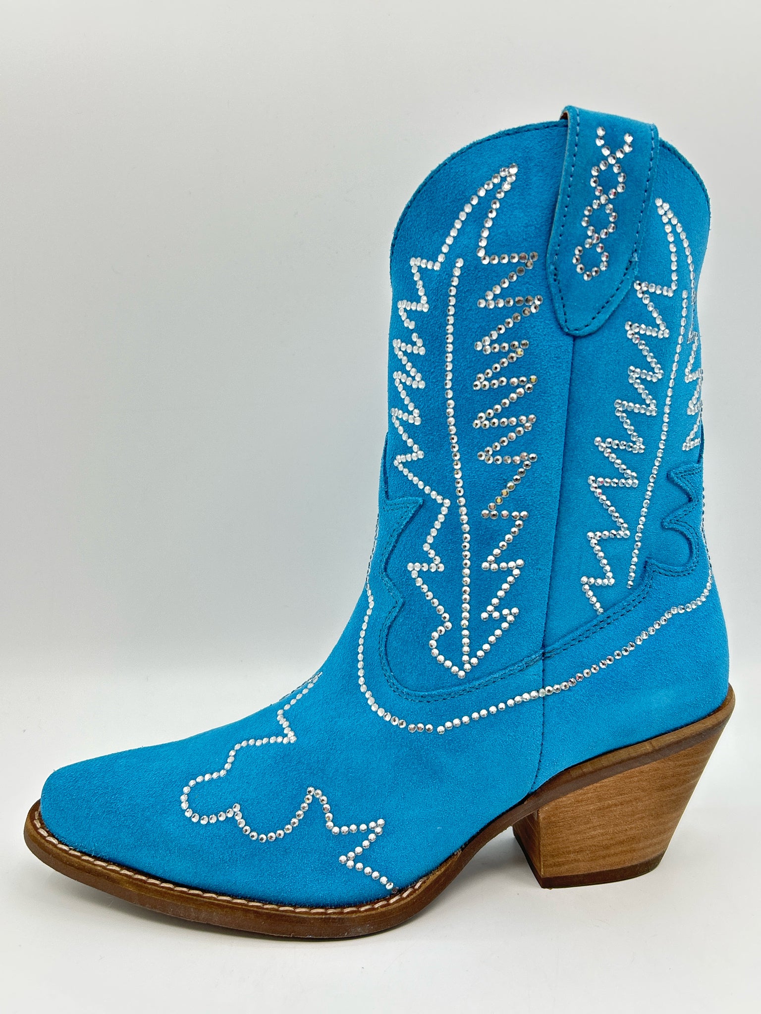 DINGO Size 7.5M Blue Women Boots