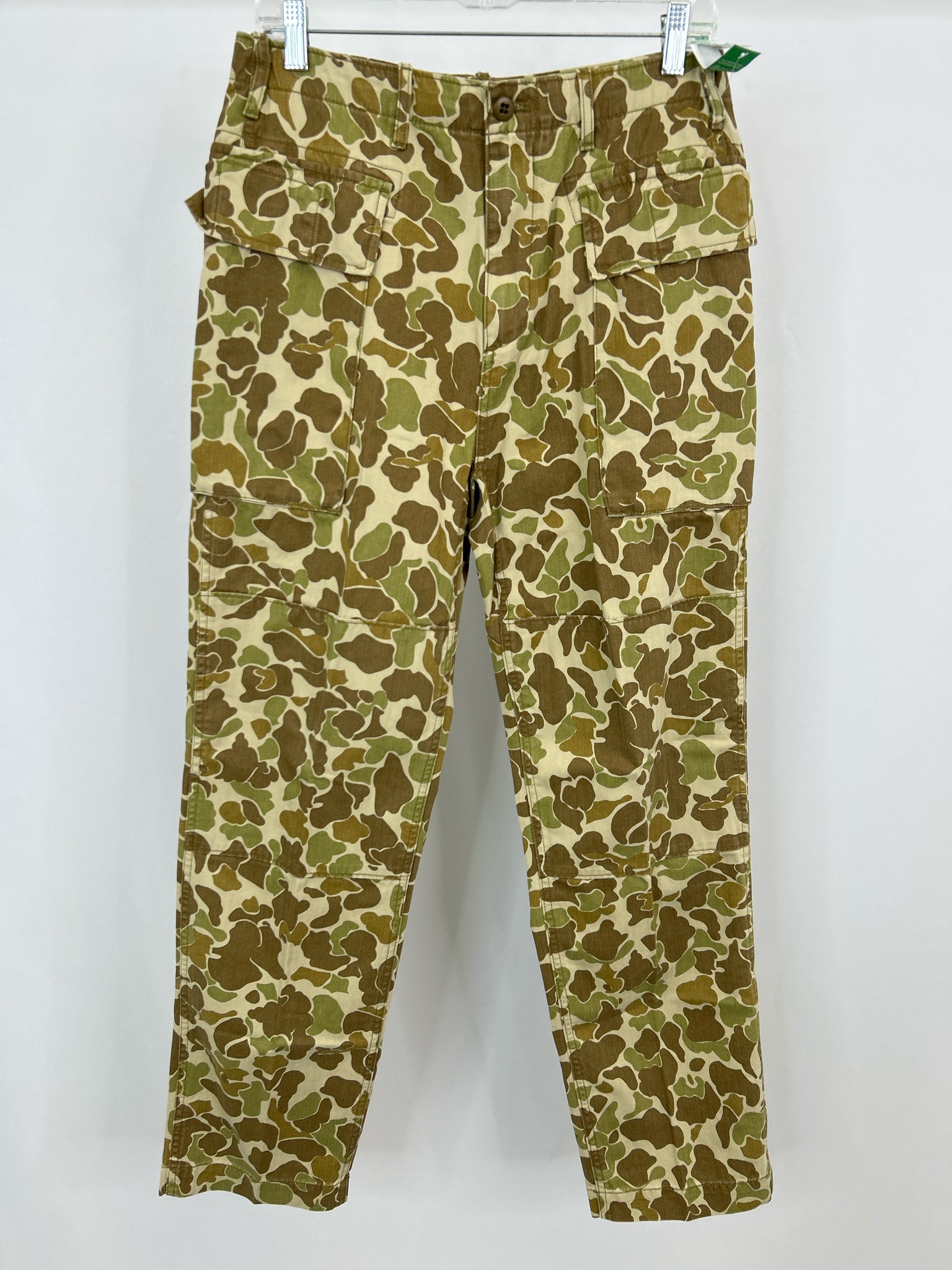 GAP Size 30/32 Green Print Women Pants NWT