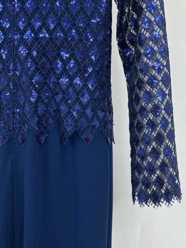 TADASHI SHOJI Women Size 12 Royal Blue Dress