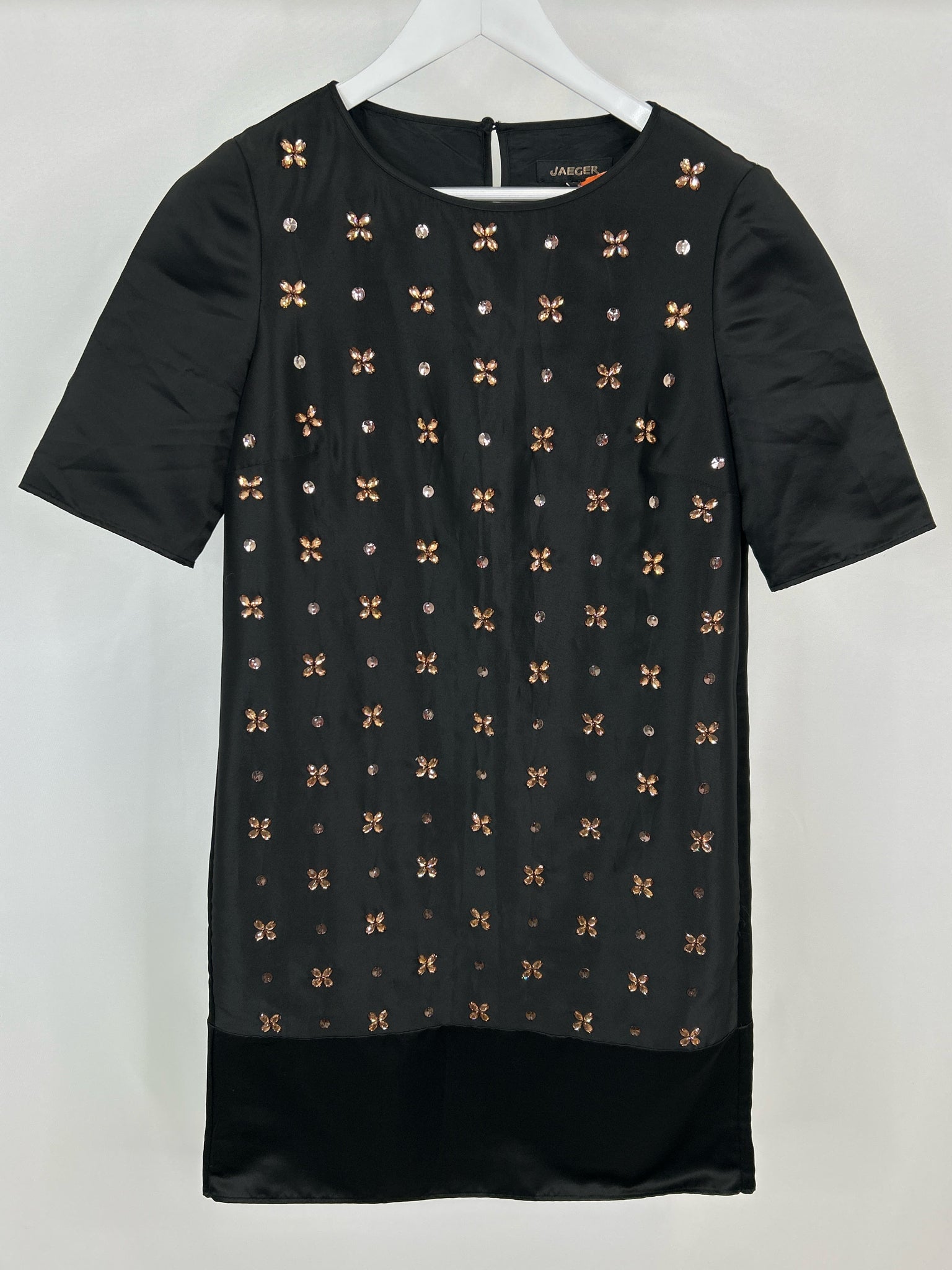 JAEGER Size 12 Black Women Dress