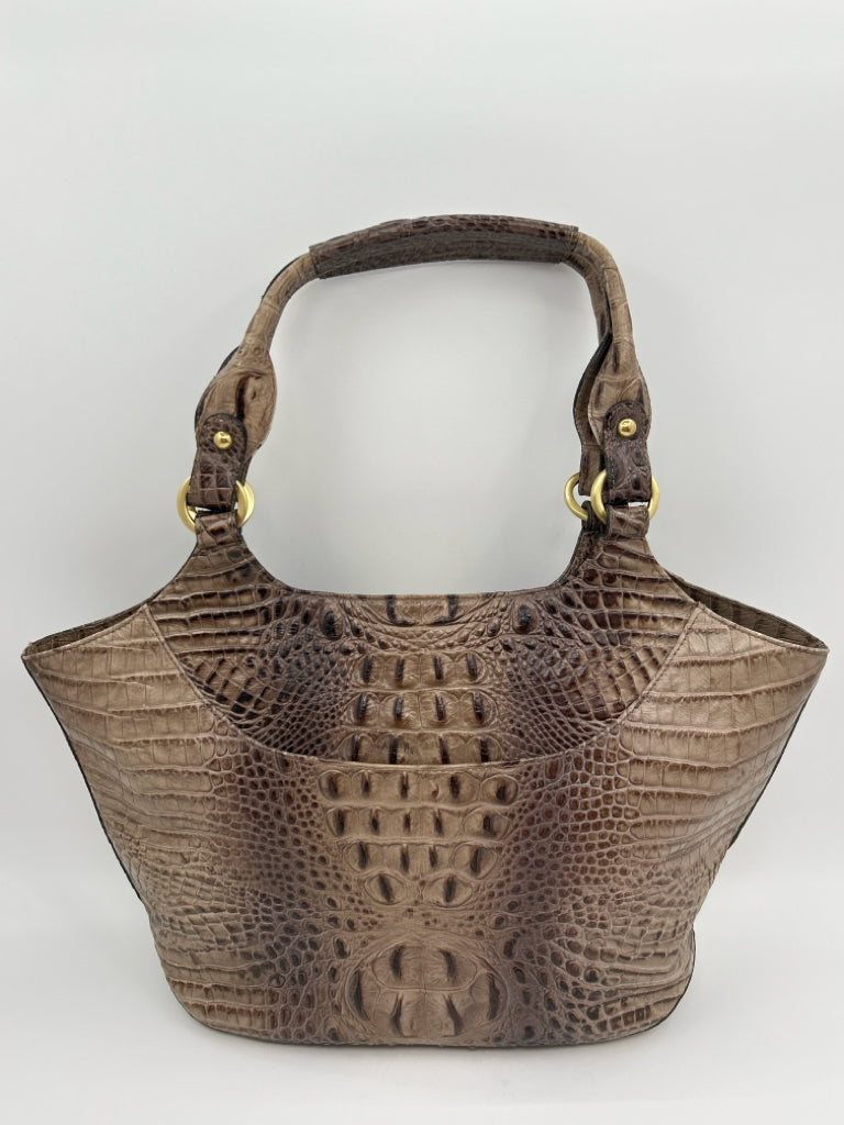 BRAHMIN Taupe Women's Tote