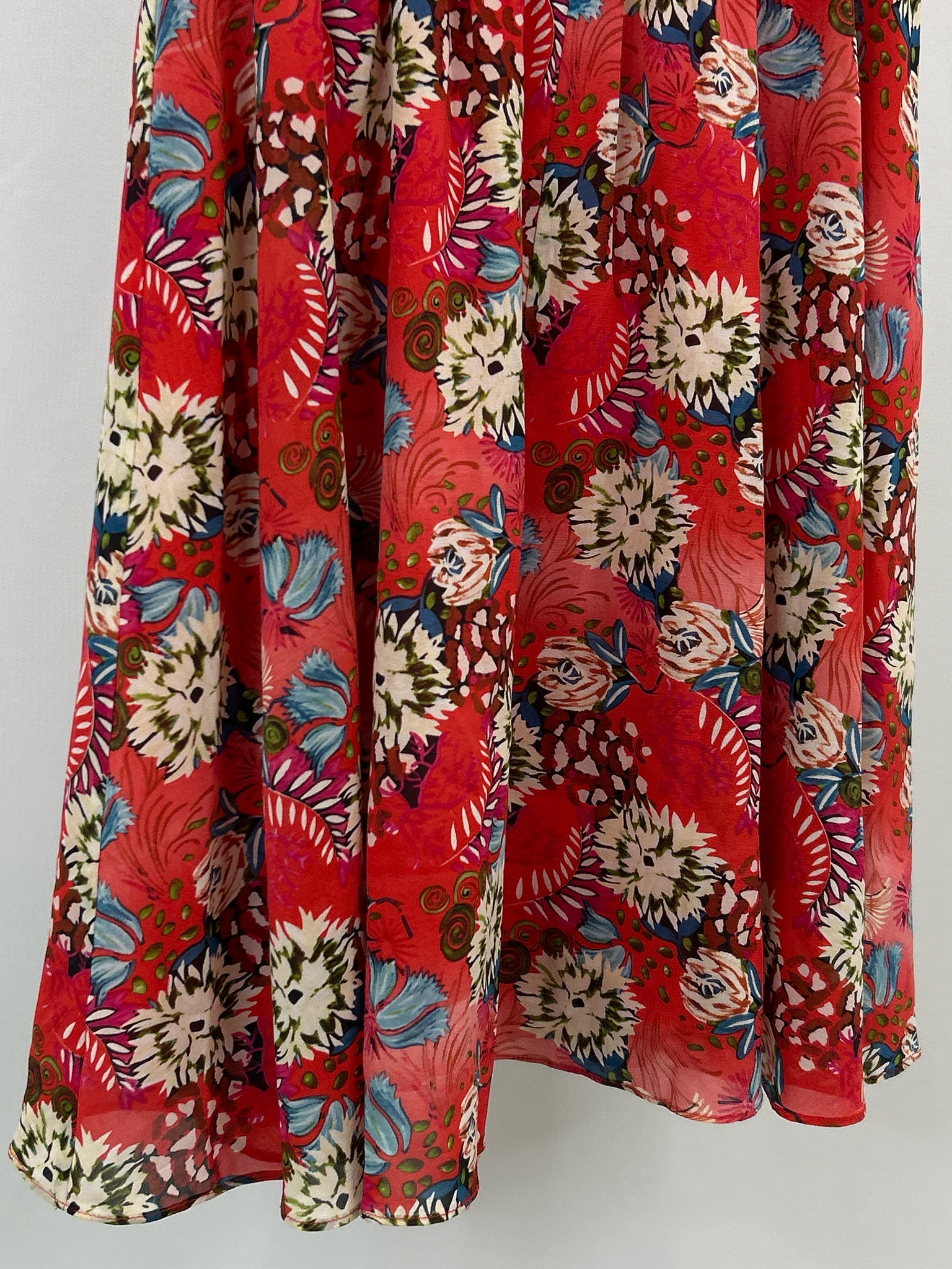 ALICE + OLIVIA Size XS Red Print Women Dress