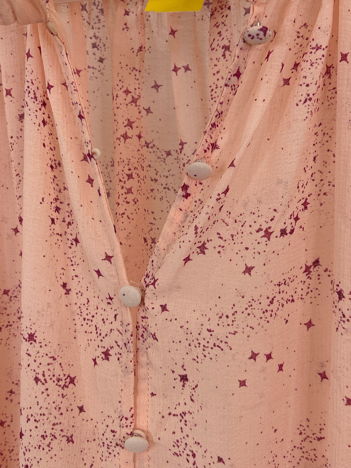 FREE PEOPLE Size L Pink and Wine Women Top