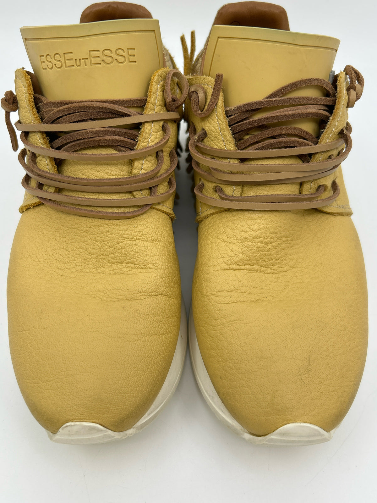 ESSEUTESSE Size 38 Yellow Women Sneakers