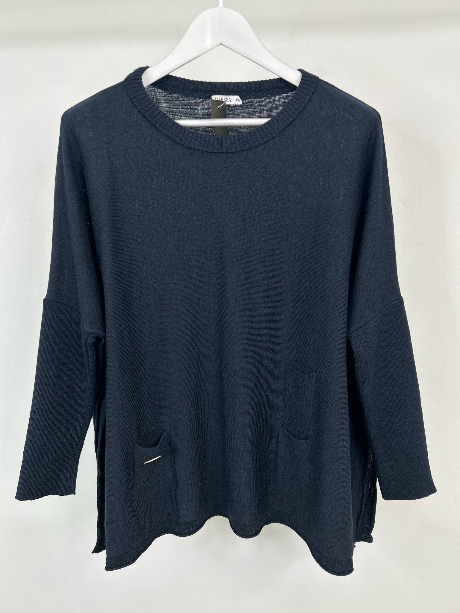 MERSEA One Size Dark Blue Women Sweater