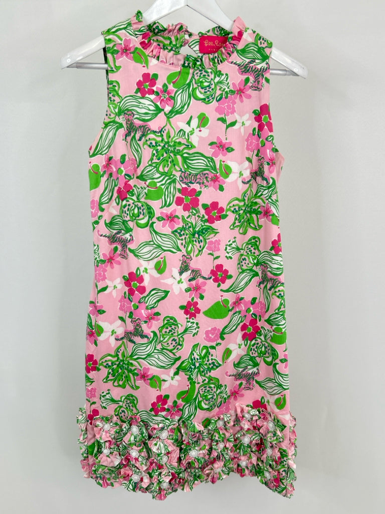 LILLY PULITZER Jubilee Size 6 Pink Print Women's Dress