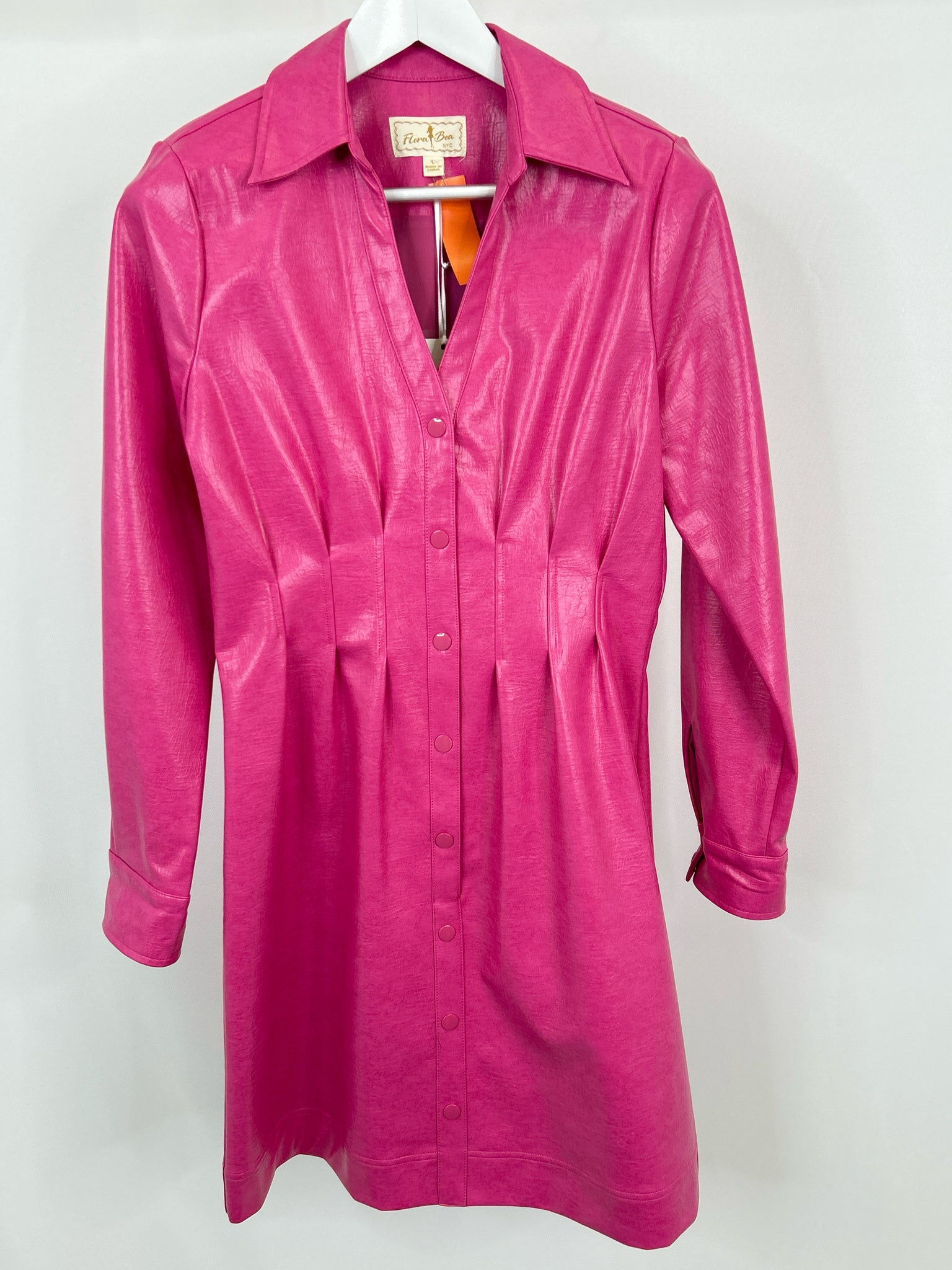 Flora Bea Size L Hot Pink Women Dress