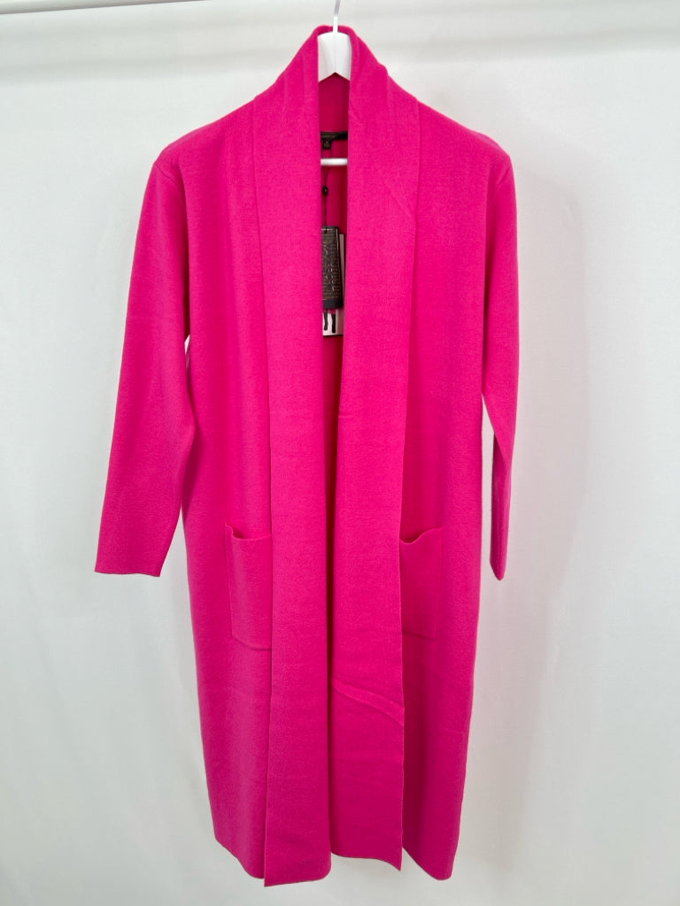 Max Sport Women Size M Fuschia Cardigan