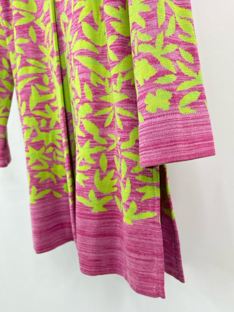 MISOOK Size L Pink Print Women's Jacket