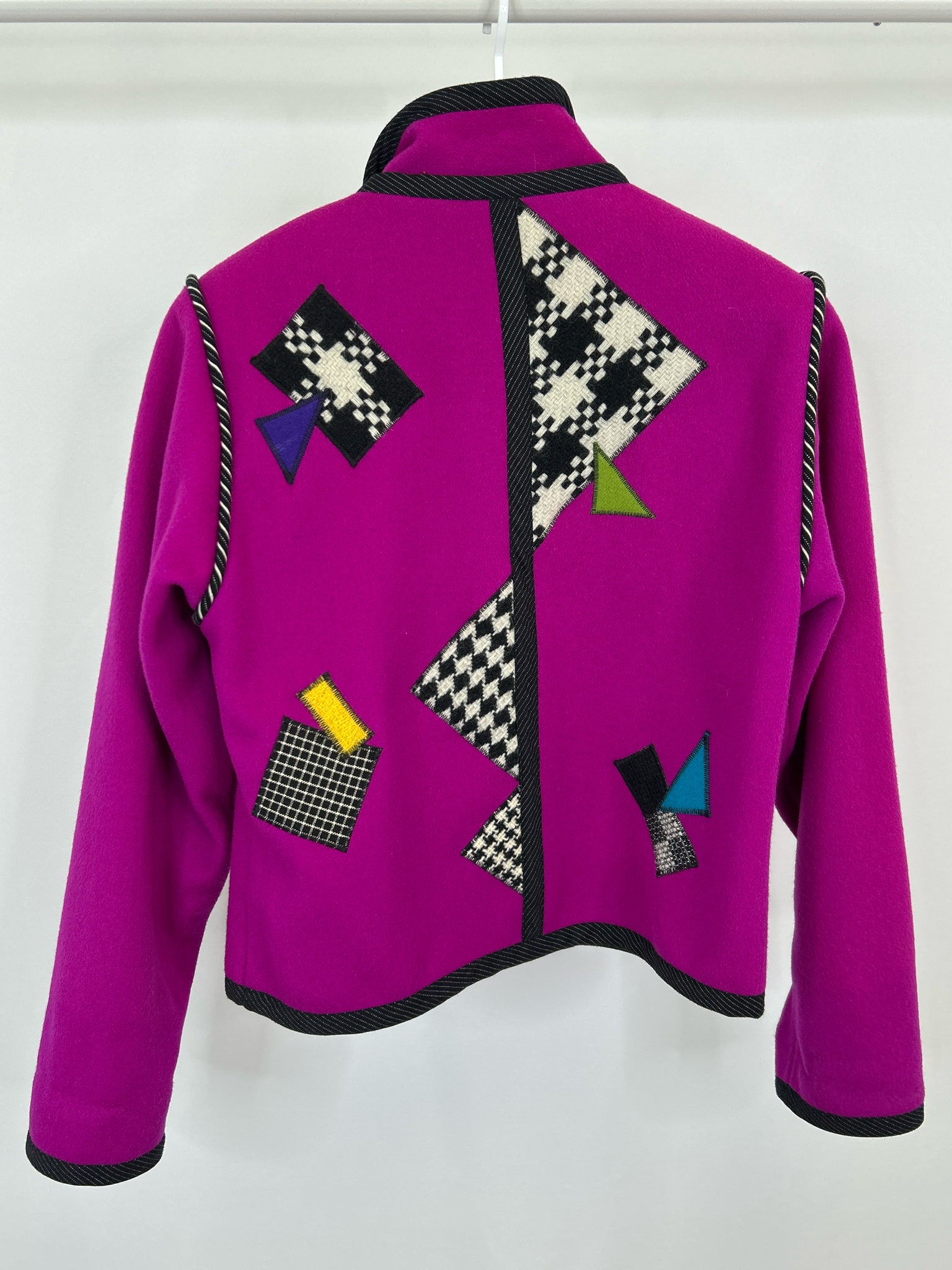 LYNN MURRAY Size S Purple Print Women Jacket