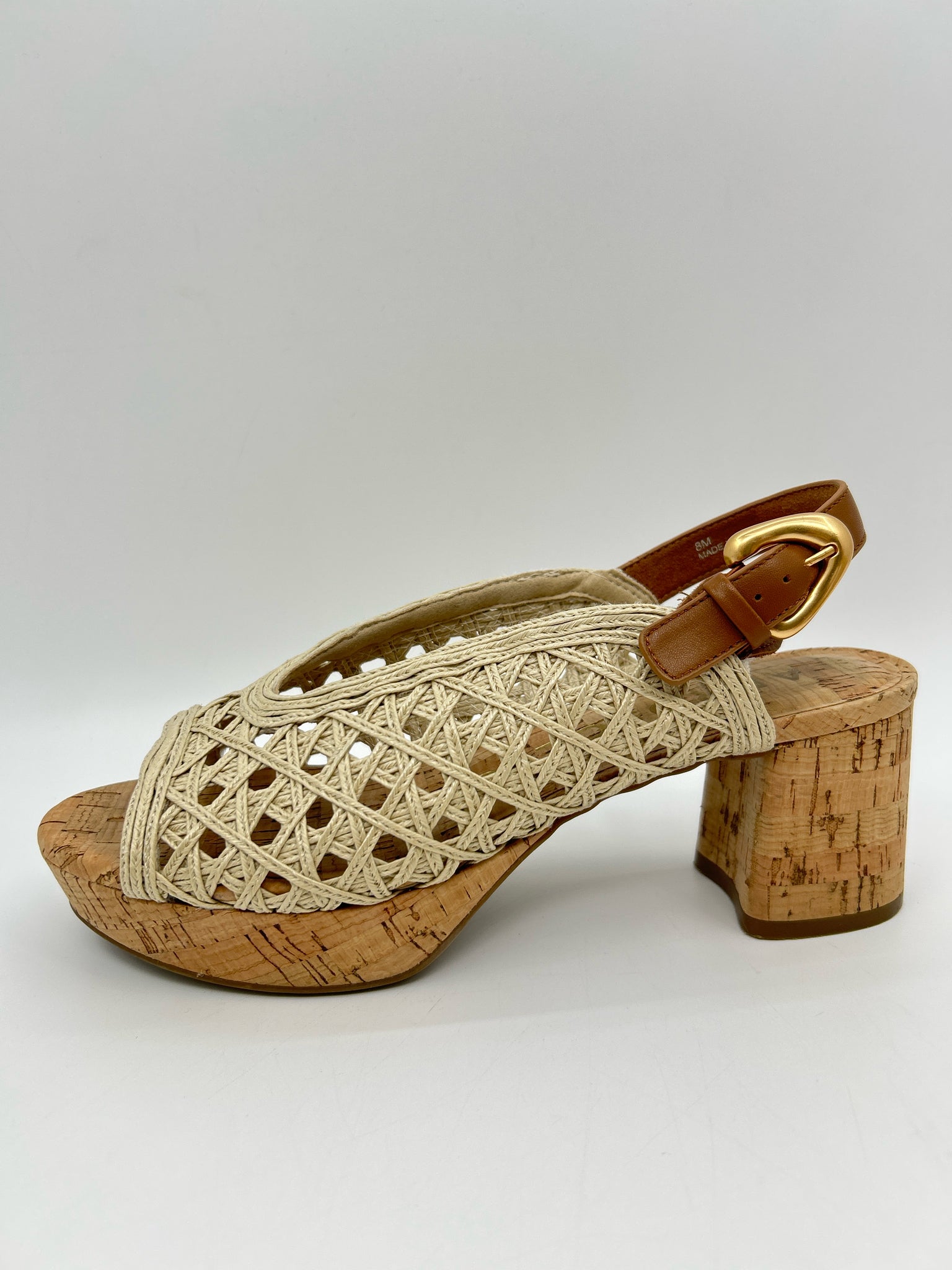 AEROSOLES Size 8M Beige Women Sandal