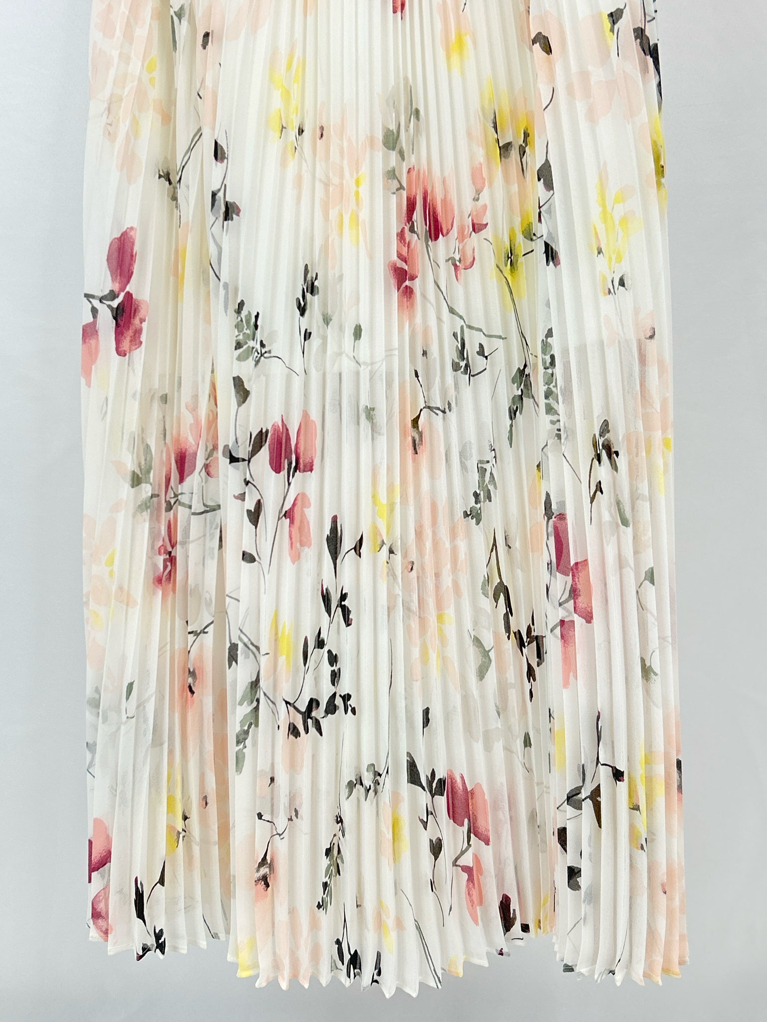 White House Black Market NWT Size 6 White Print Women's Dress