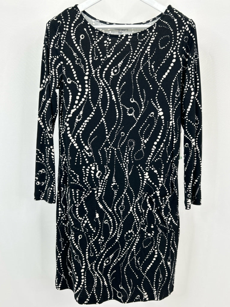 HABITAT Women Size S Black & White Dress