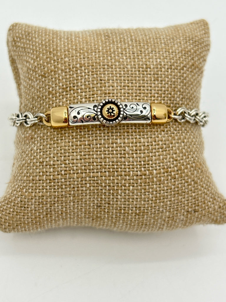 BRIGHTON Women Silver and Gold Bracelet