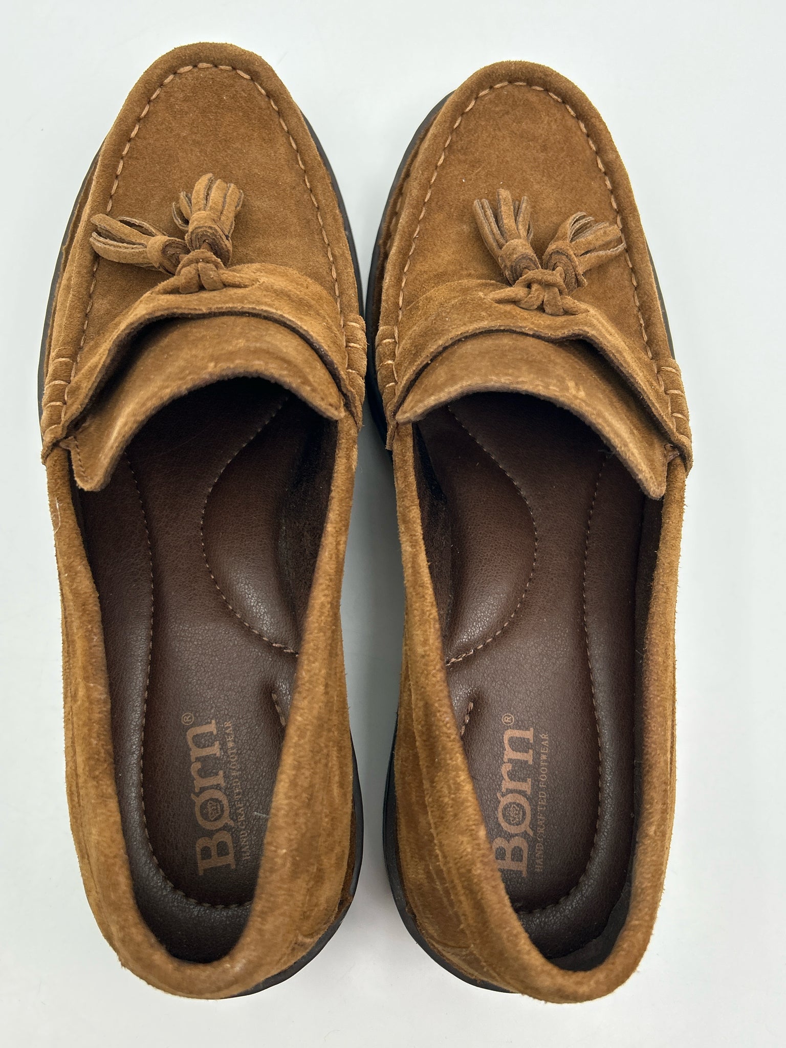 BORN Size 8M Brown Women Loafer