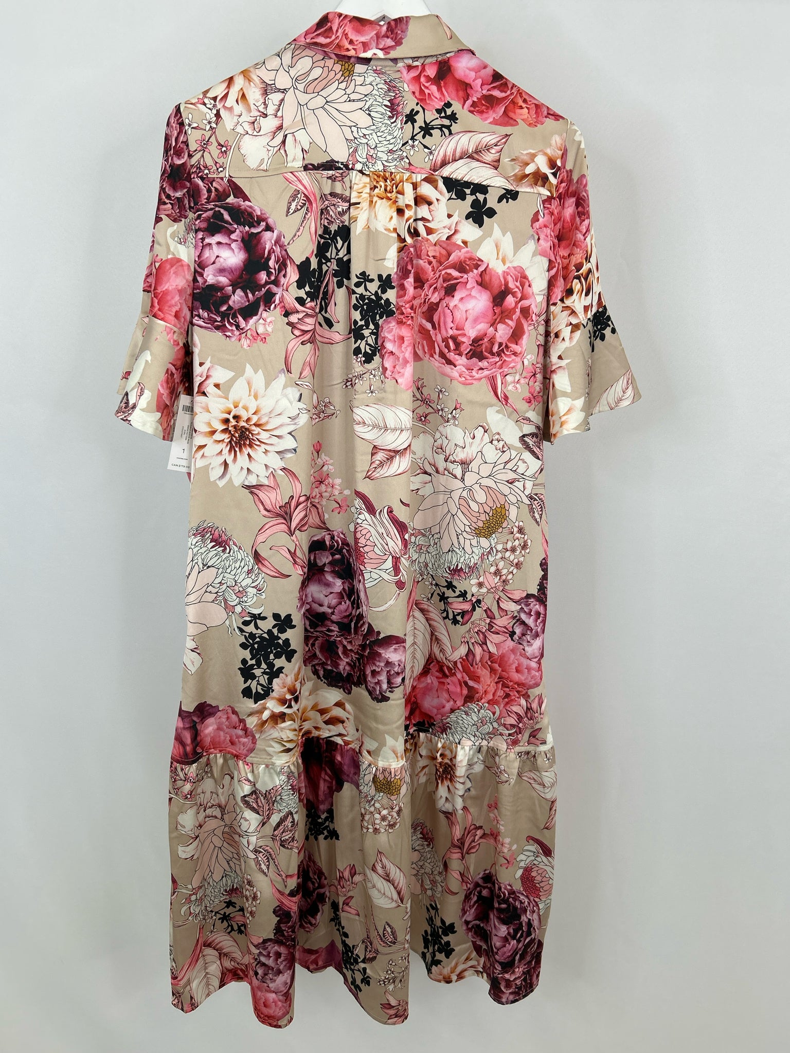 CHICO'S Size M Pink Print Women Dress NWT