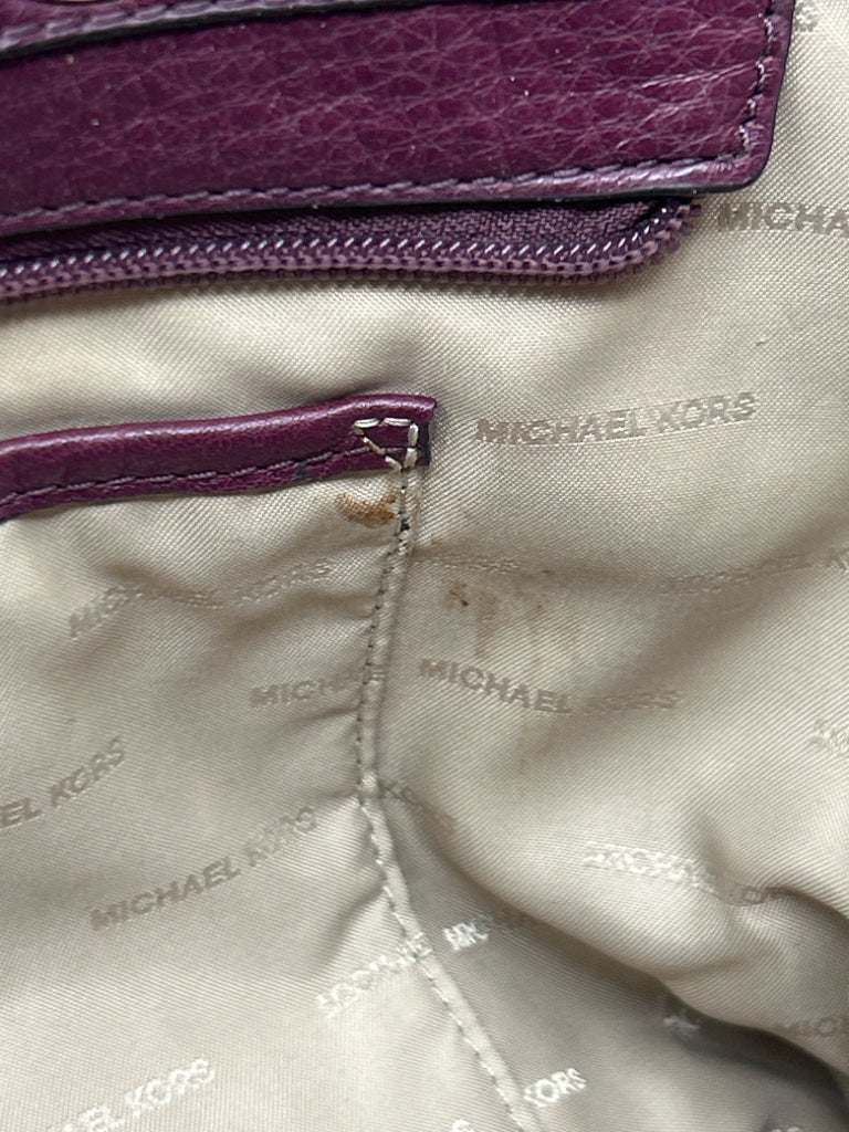 MICHAEL MICHAEL KORS Burgundy Purse  Tote