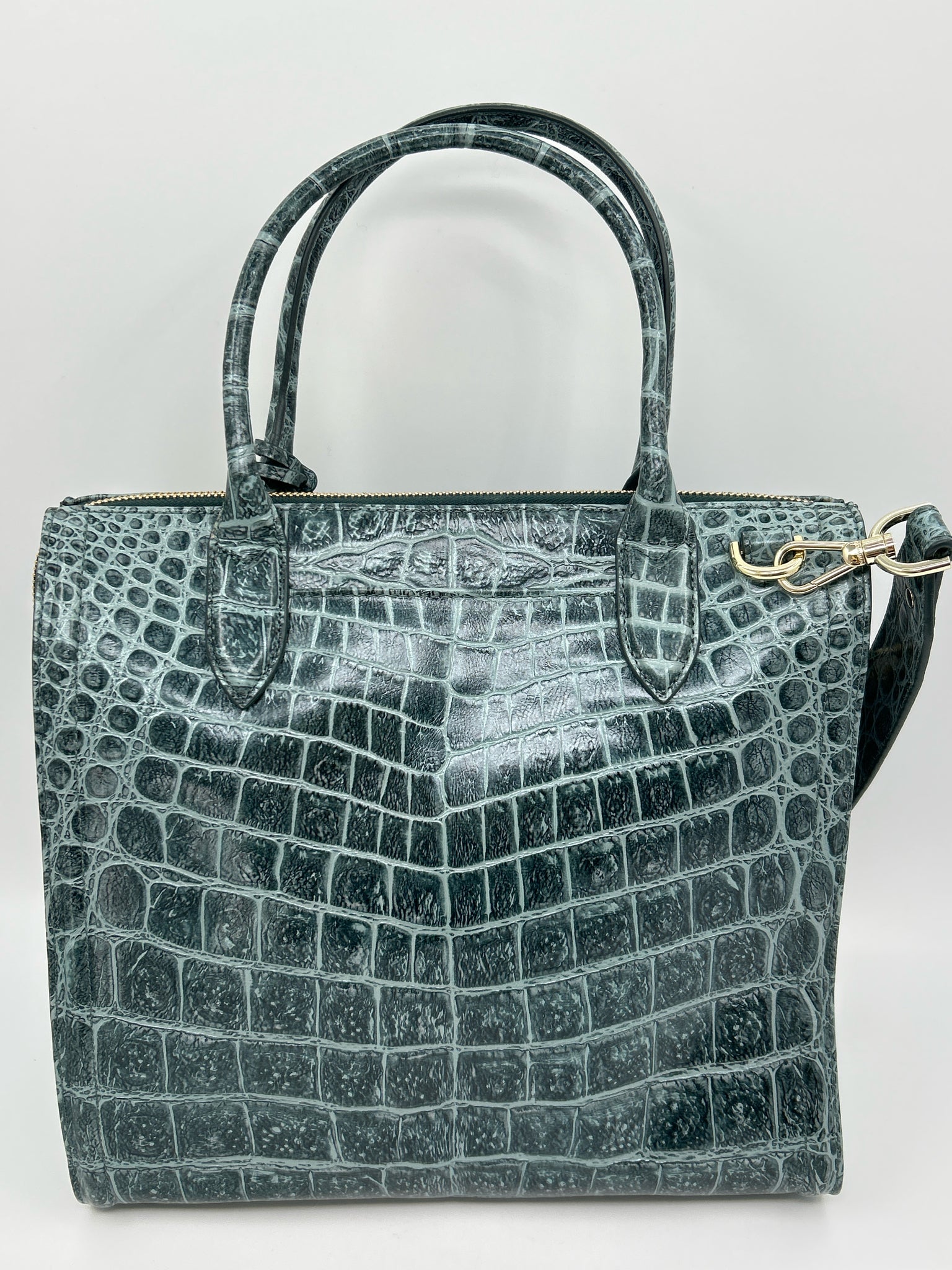 BRAHMIN Teal Green Women Purse