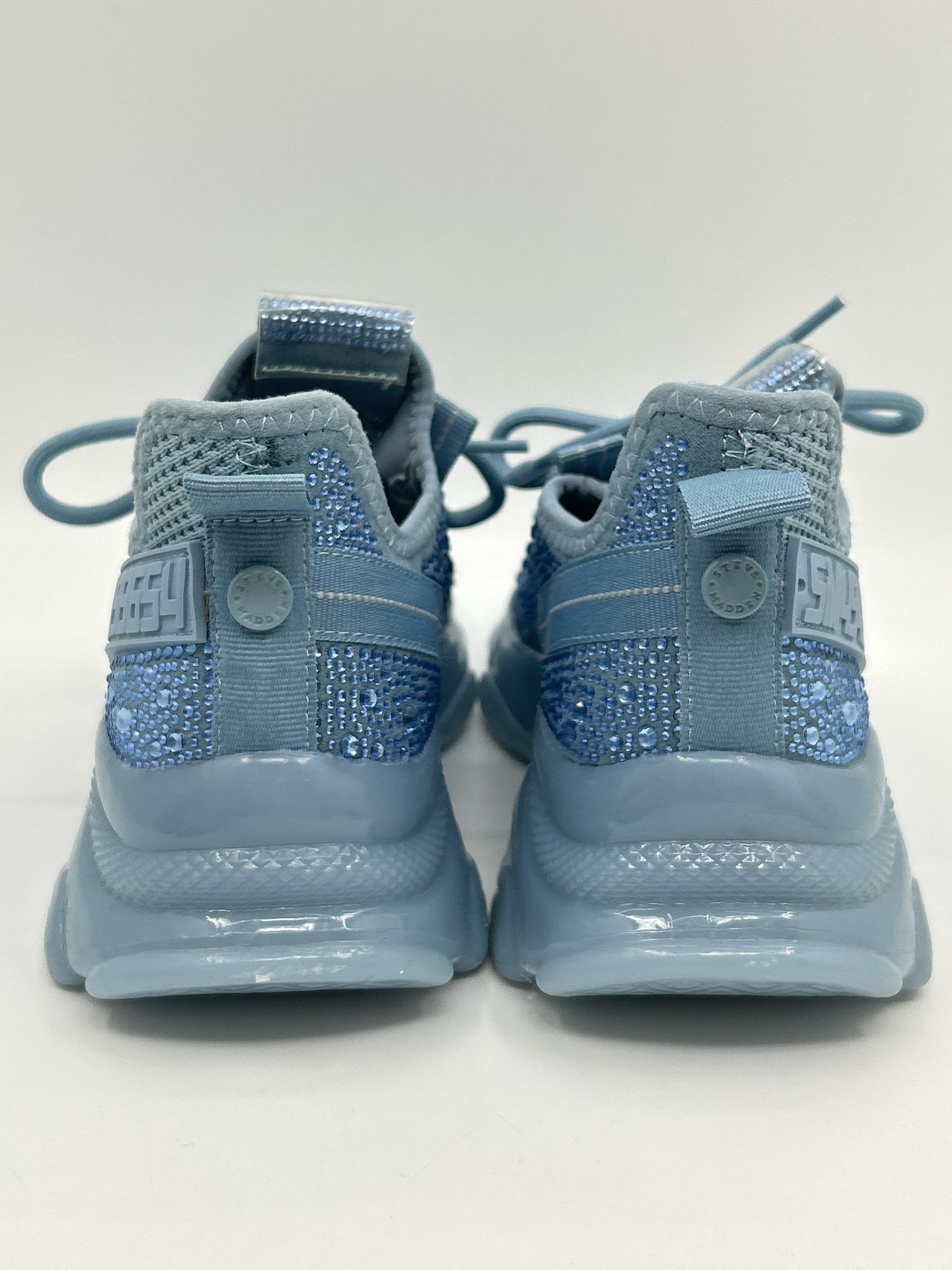 STEVE MADDEN Size 6.5M Blue Women Sneakers