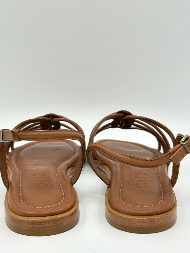 SCHUTZ Size 7.5B Brown Sandal