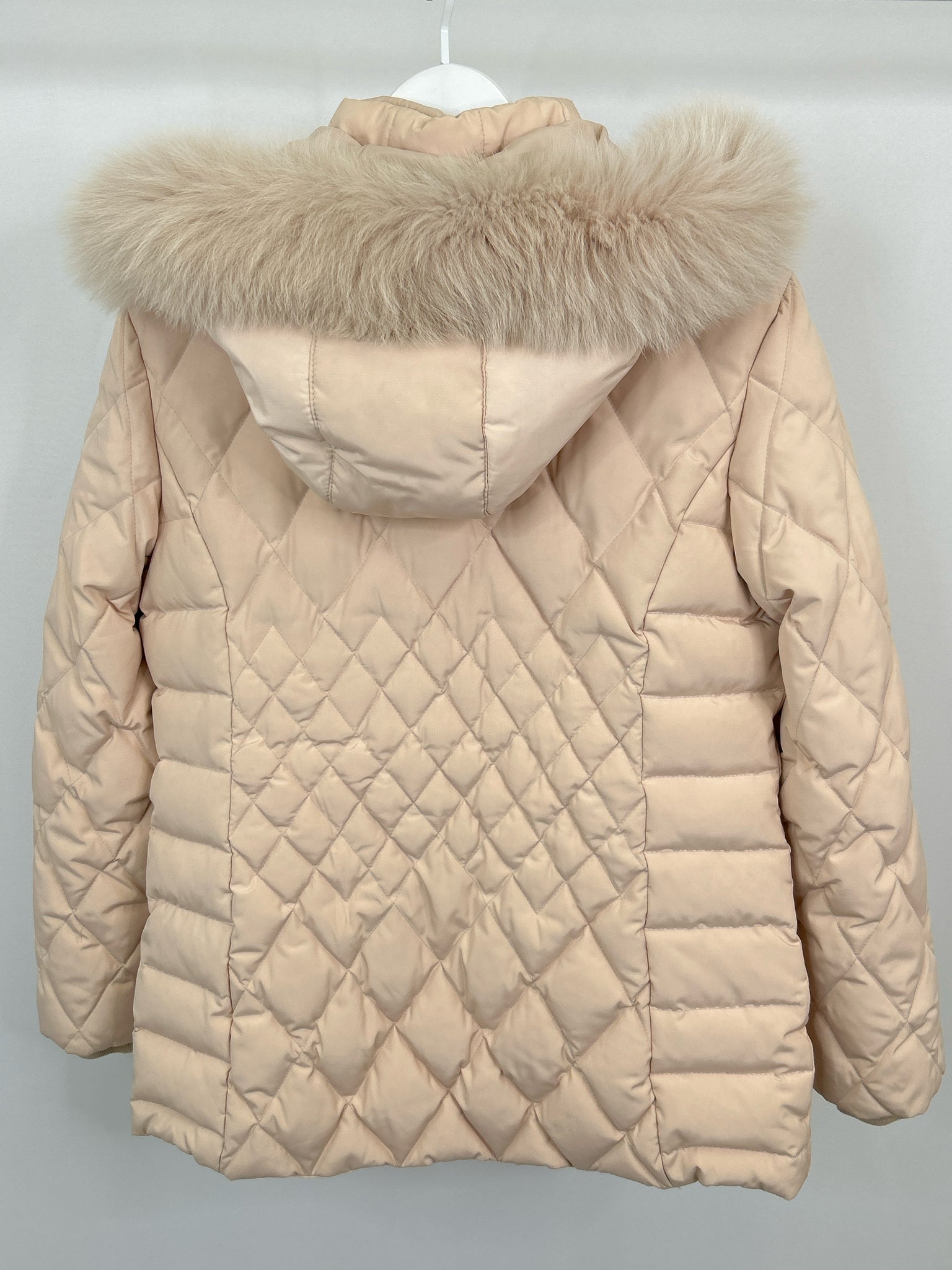 ANNE KLEIN Size L PALE PEACH Women Coat