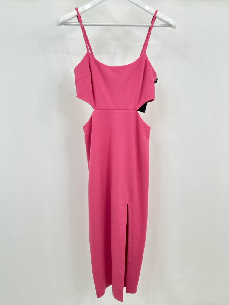 H:OURS Women Size M Rose Pink Haydon Cut Out Dress NWT