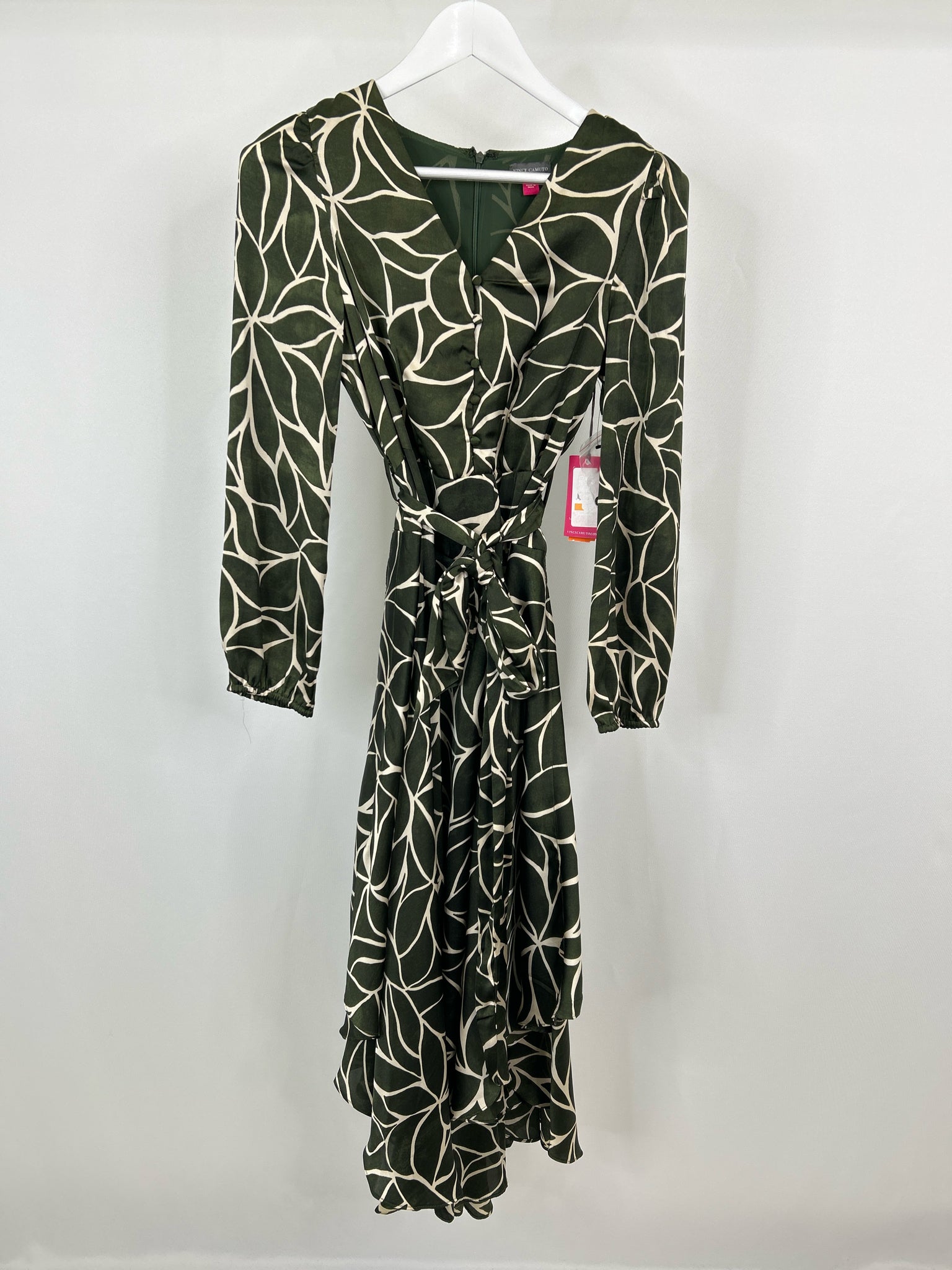 VINCE CAMUTO Size S Green Women Dress