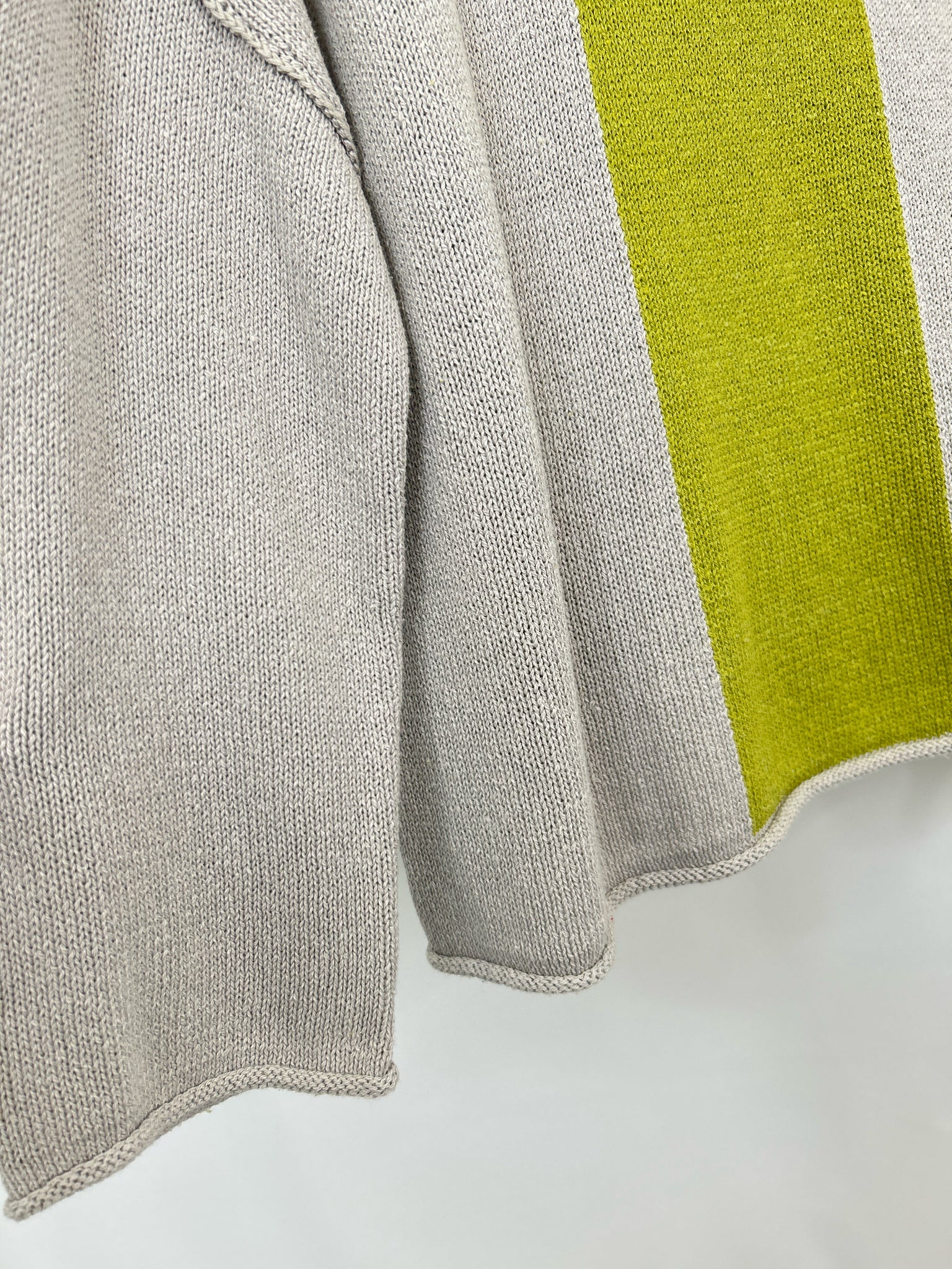 OLIVIA BY HABITAT CLOTHES Size S Green and Gray Women Sweater