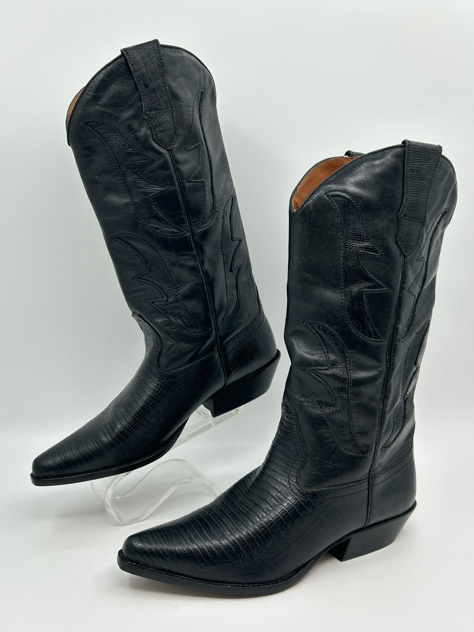HUNT CLUB Size 8M Black Women Boots