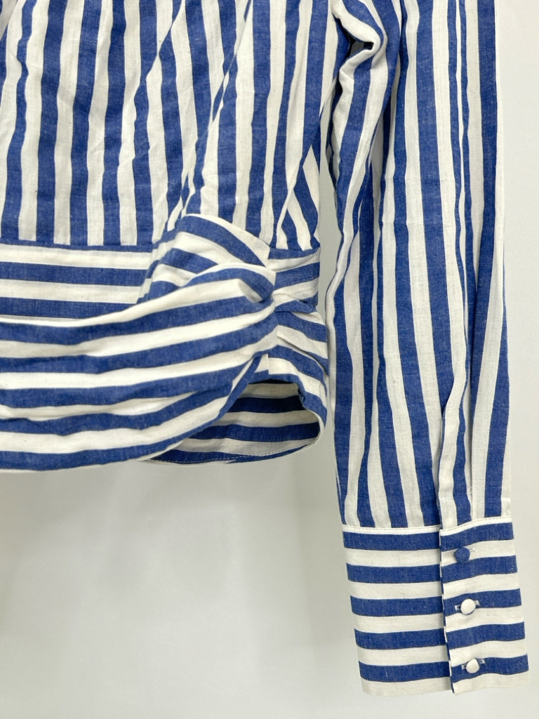 SUGAR LIPS Size S Blue and White Women's Top NWT