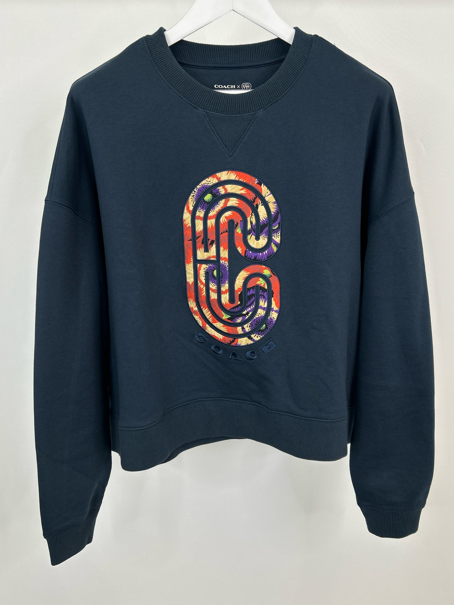 COACH Size M Blue Women Pullover