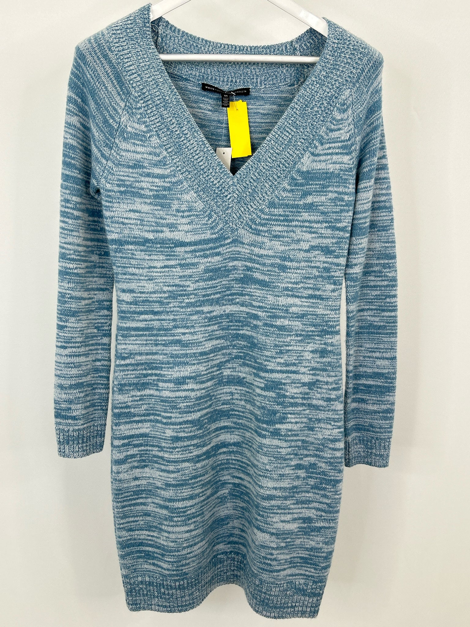 White House Black Market Size XS Heather Blue Women Dress NWT
