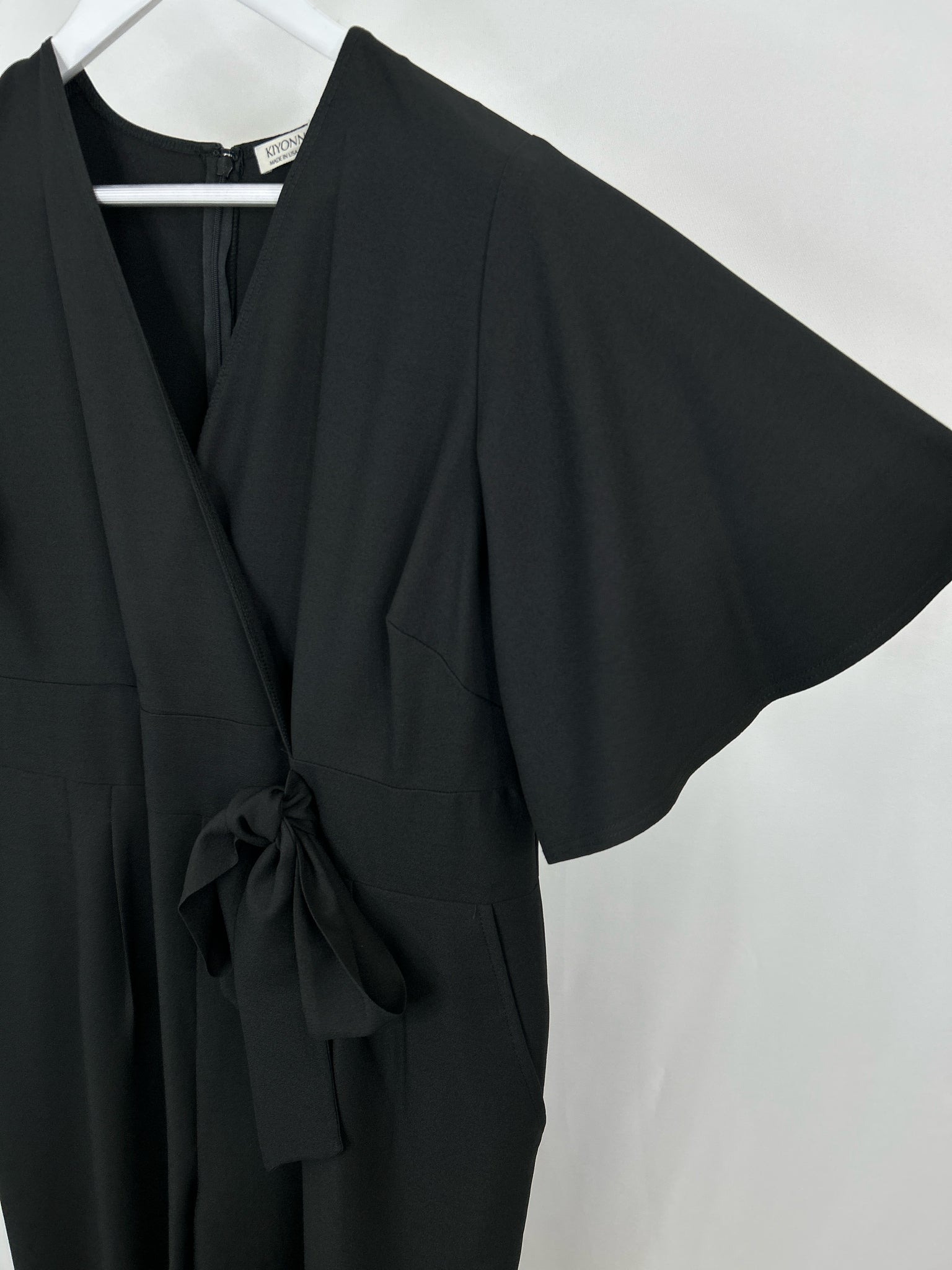 KIYONNA Size 1X Black Women's Jumpsuit