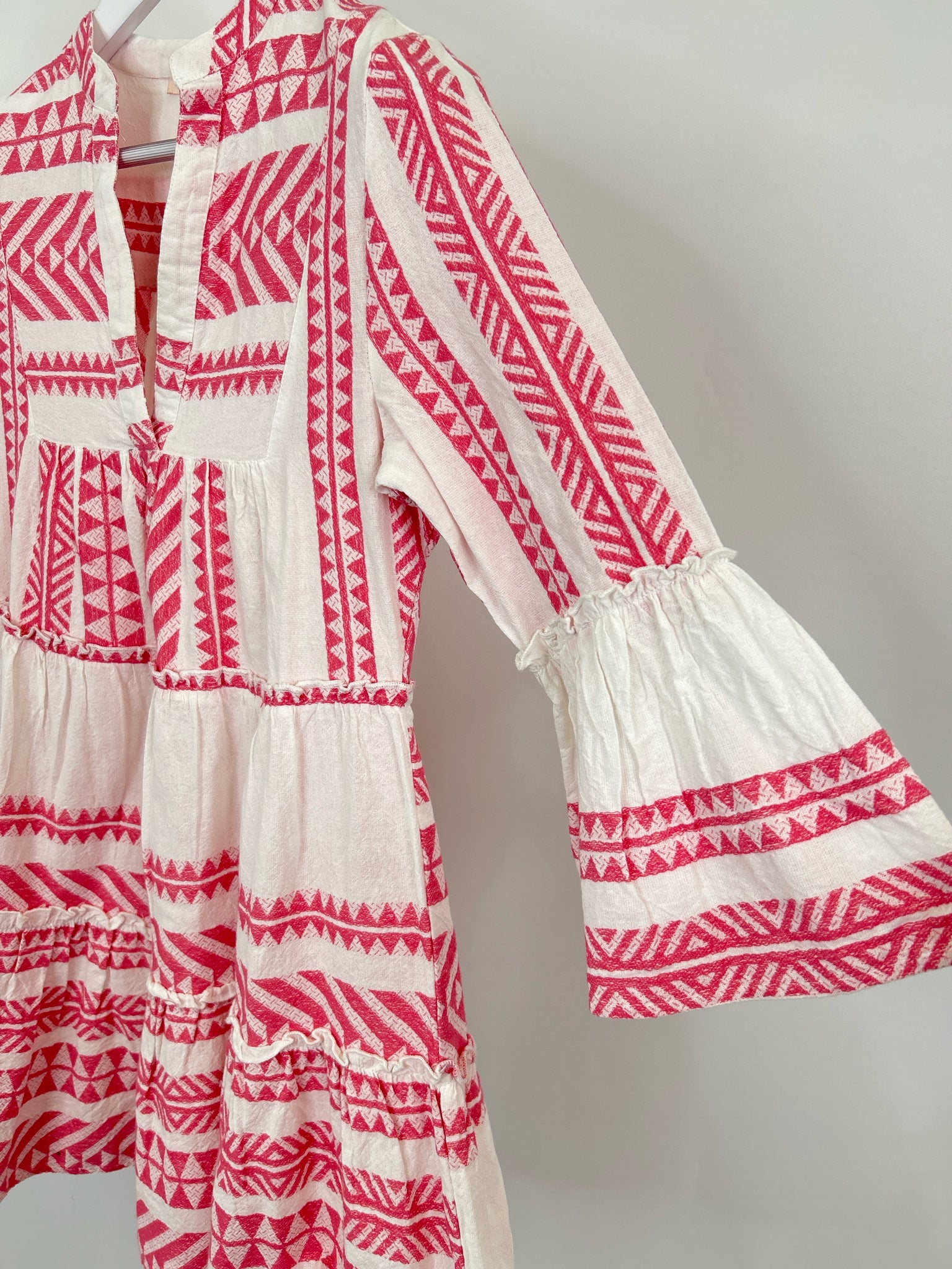 mi ami Size M White and PINK Women Dress