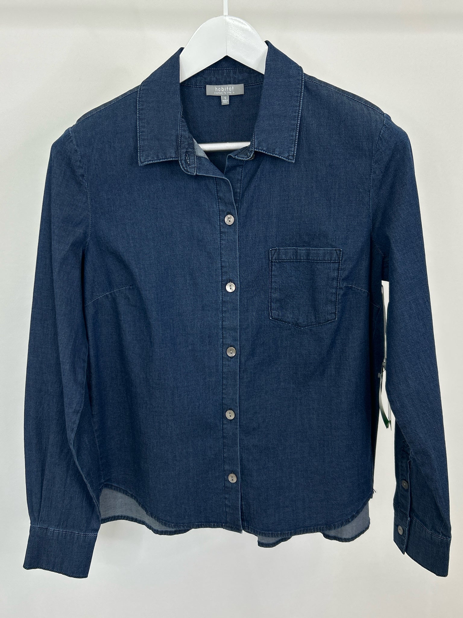 HABITAT Size S BLUE DENIM Women Shirt