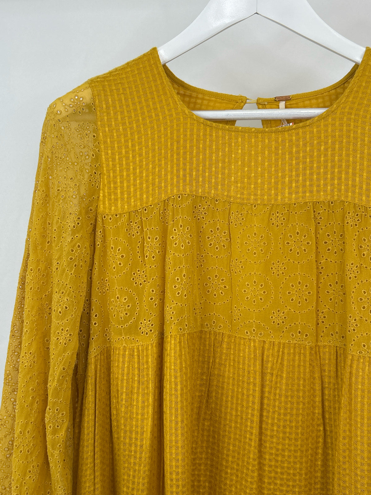 FREE PEOPLE Size XS Mustard Women Dress
