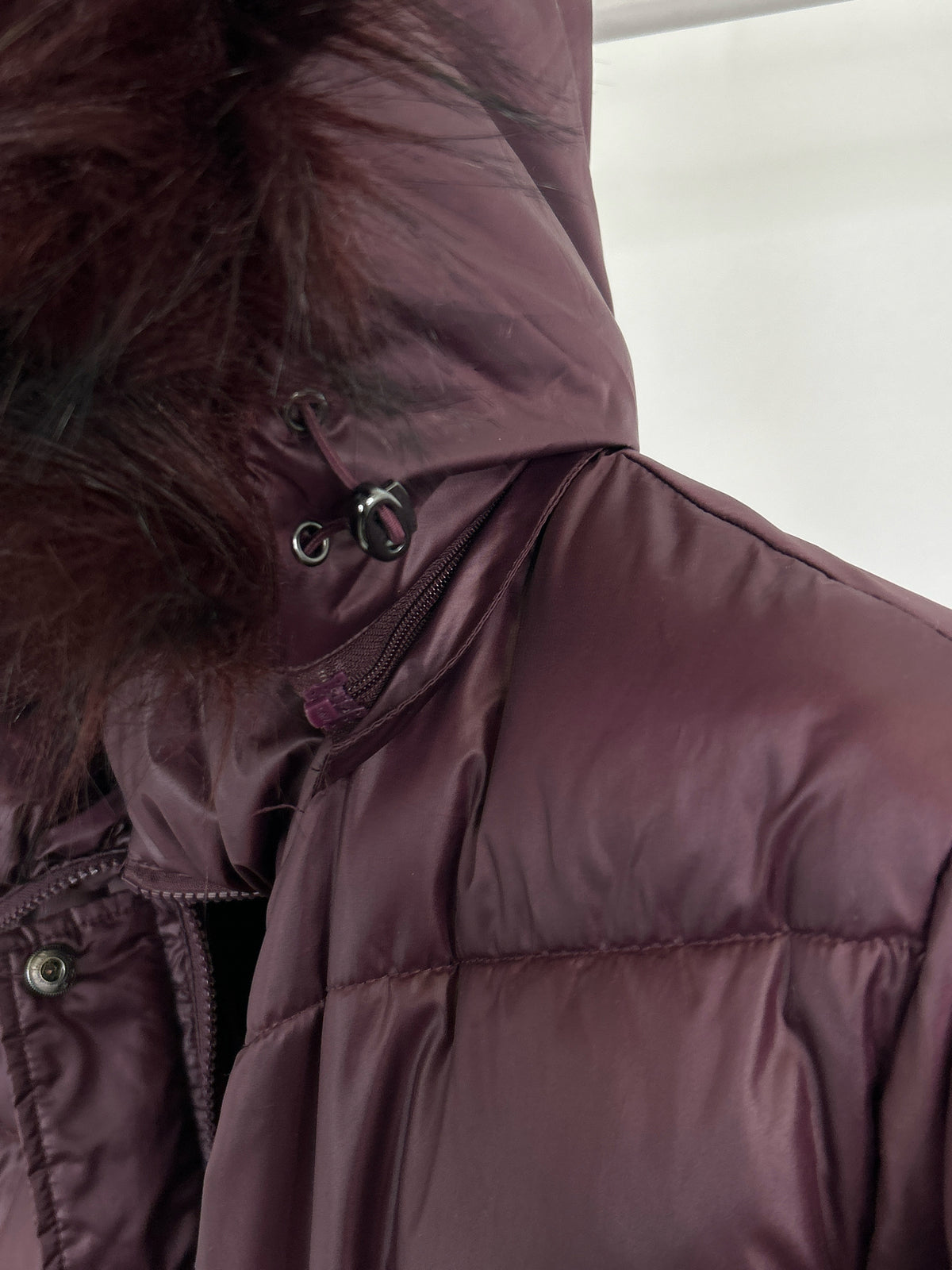 GALLERY Size 1X Burgundy Women Coat