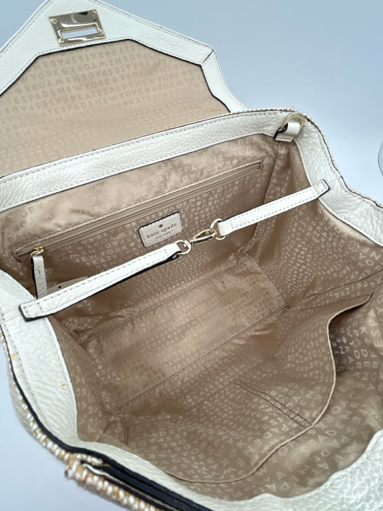 KATE SPADE White and Natural Women's Purse
