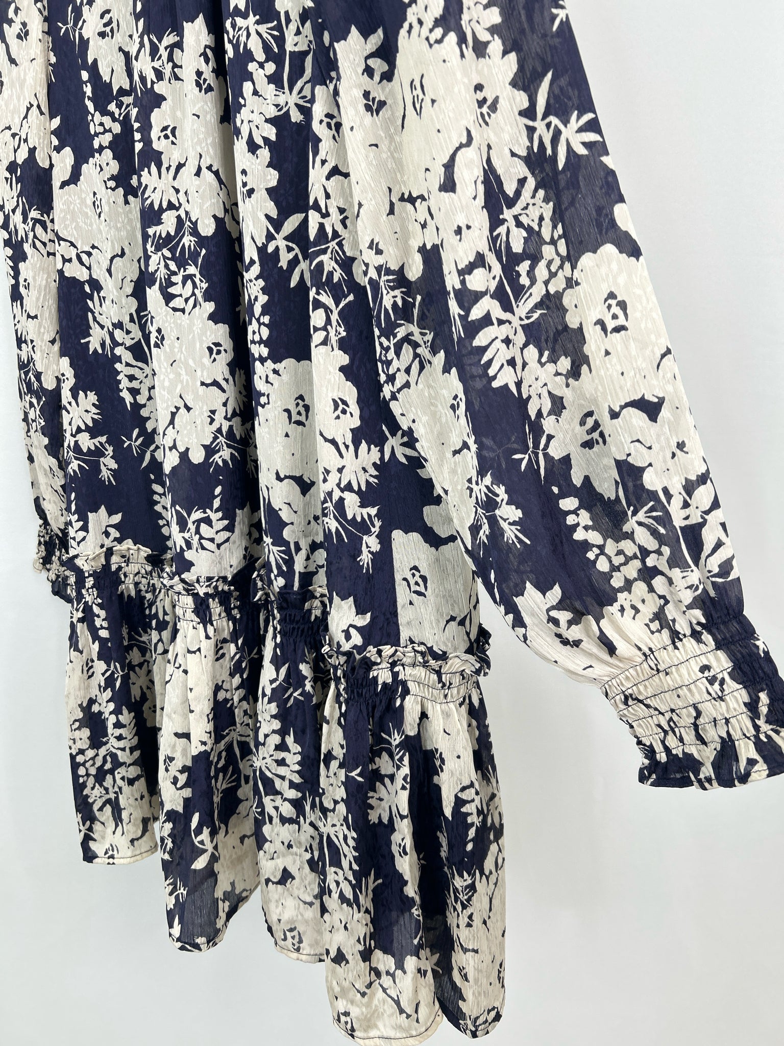 PINCH Size M Navy Print Women Dress