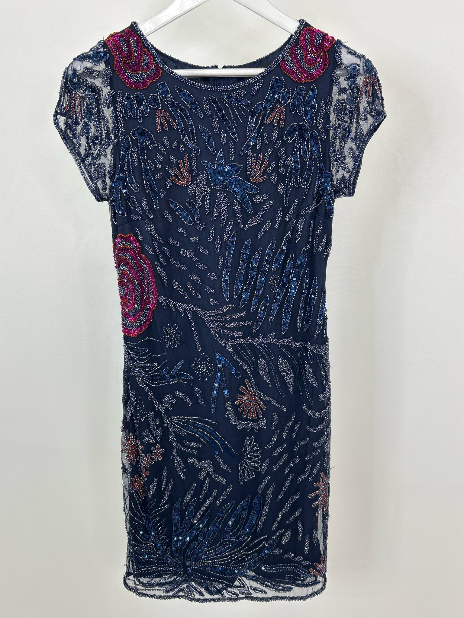 PISARRO NIGHTS Size 8 Navy Women Dress